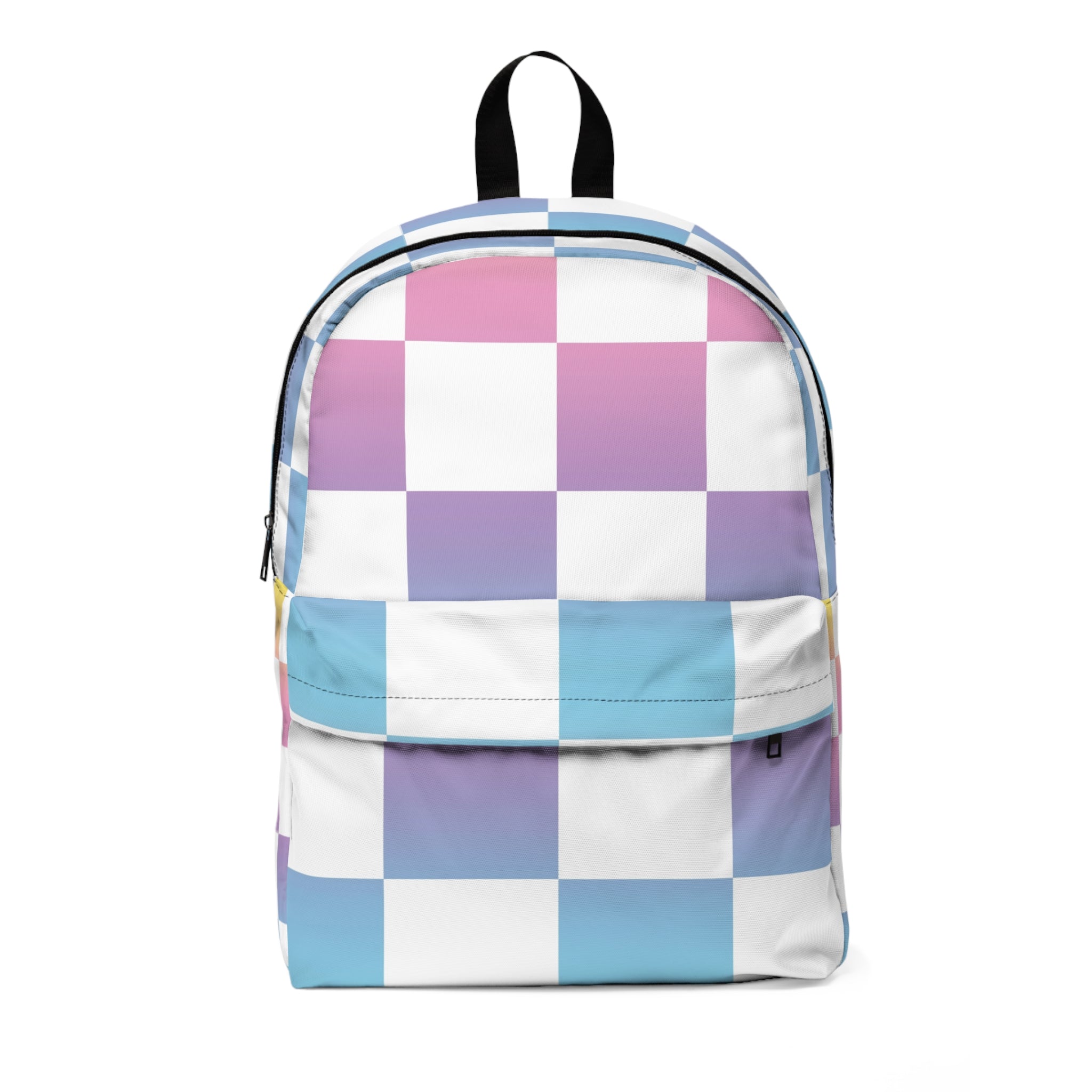 Vaporwave Check Unisex Classic Backpack, Artsulli - Art is Long, Life is Short, Bags, Size, One size, , , , , 18187170218661528589