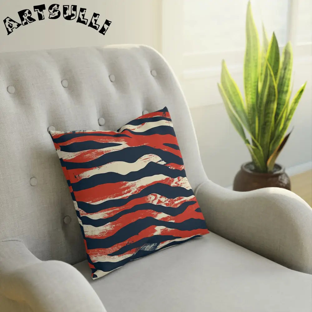 JAKKOUTTHEBXX Capricious Tiger Wave Cushion JAKKOUTTHEBXX Artsulli