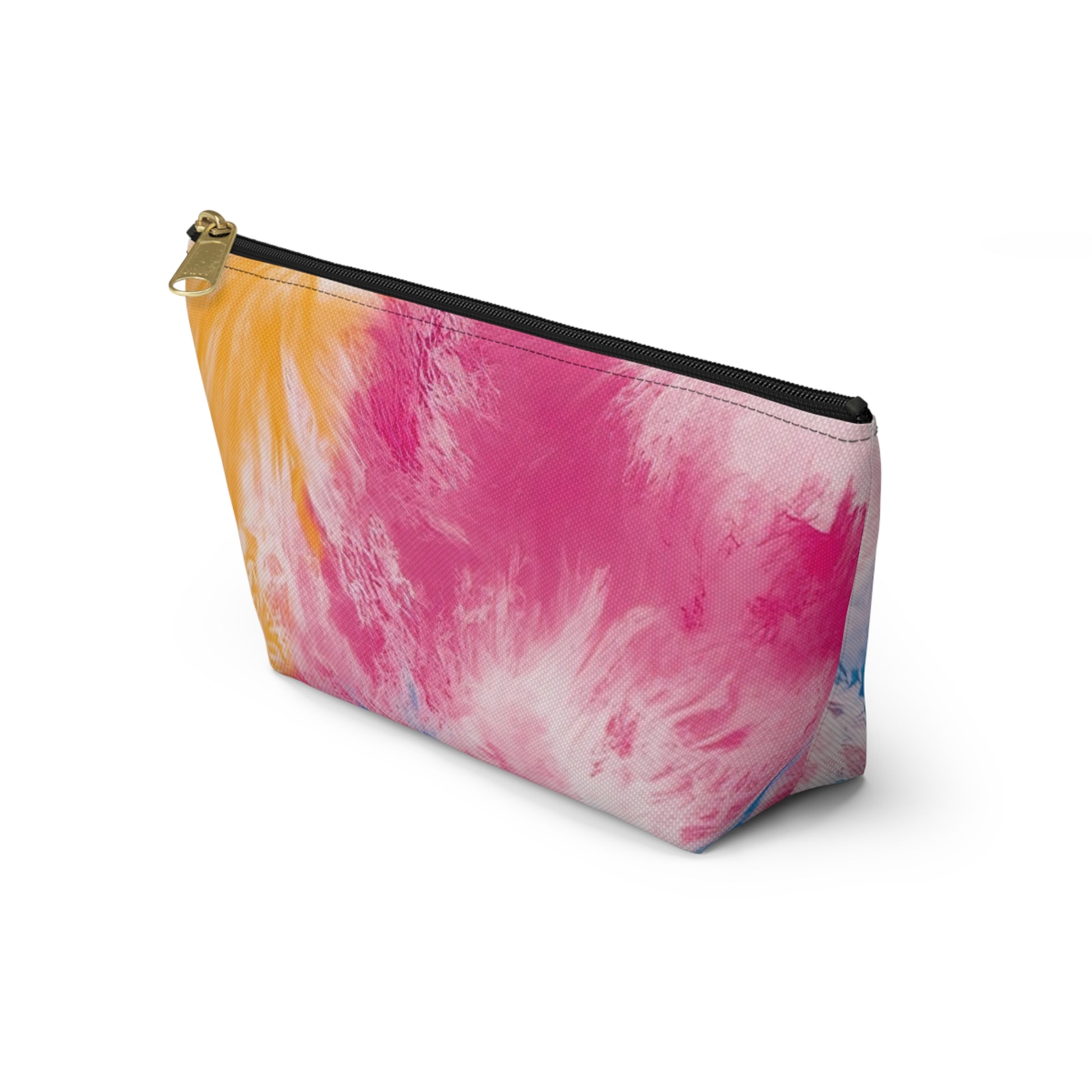 Tie Dye Splash Accessory Pouch w T-bottom, Artsulli - Art is Long, Life is Short, Bags, , , , , , , 