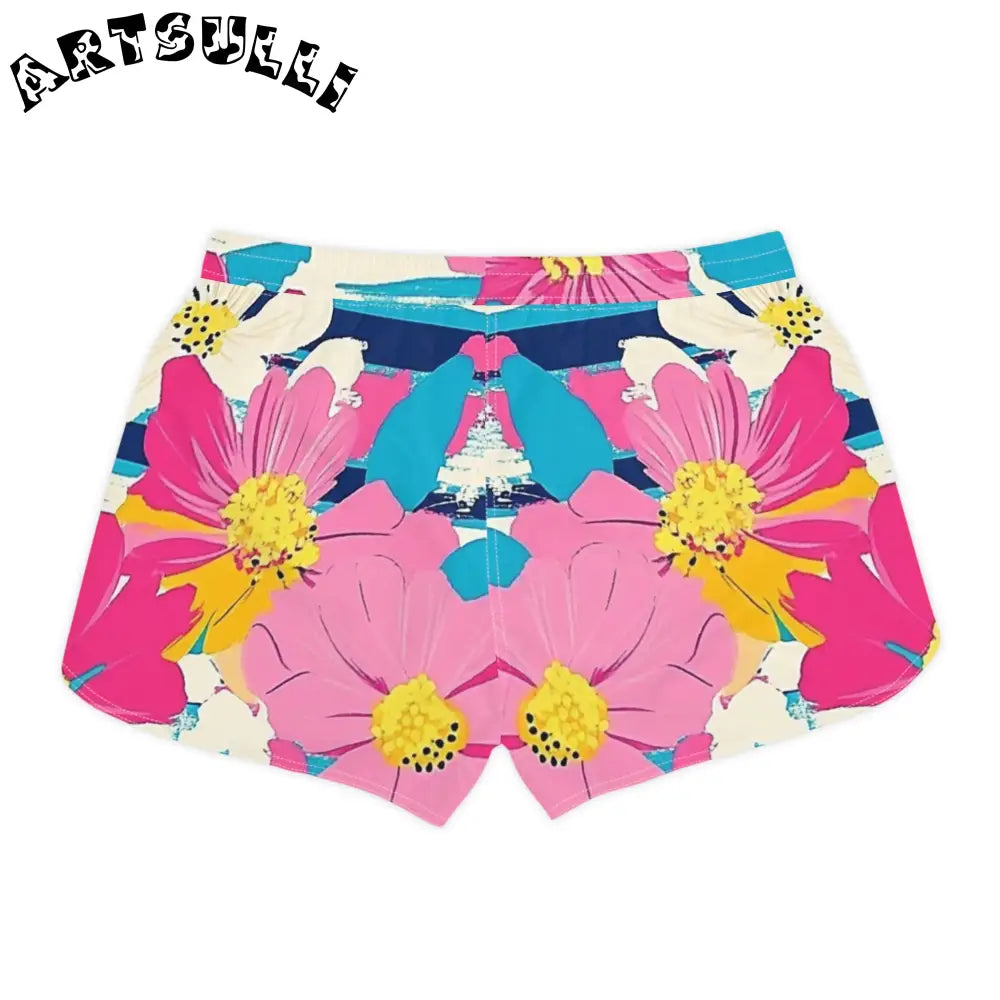 JAKKOUTTHEBXX Dayglo Floral Stripes Multi-Color Women’s Casual