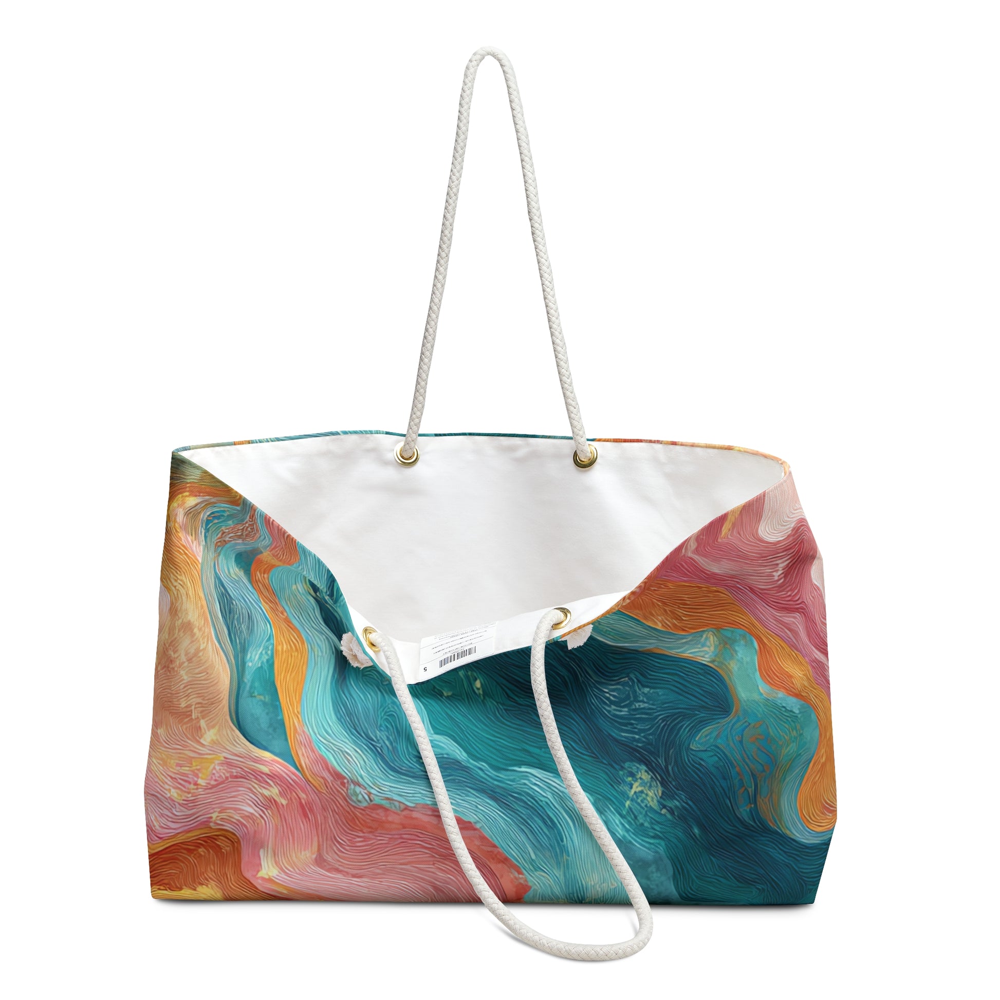 Liquid Marble Spill Weekender Bag, Artsulli - Art is Long, Life is Short, Bags, , , , , , , 