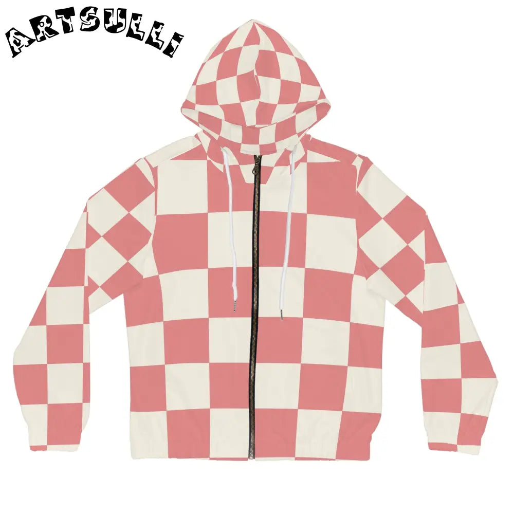 JAKKOUTTHEBXX Retro Checkered Grassland Sprites Women’s Full-Zip