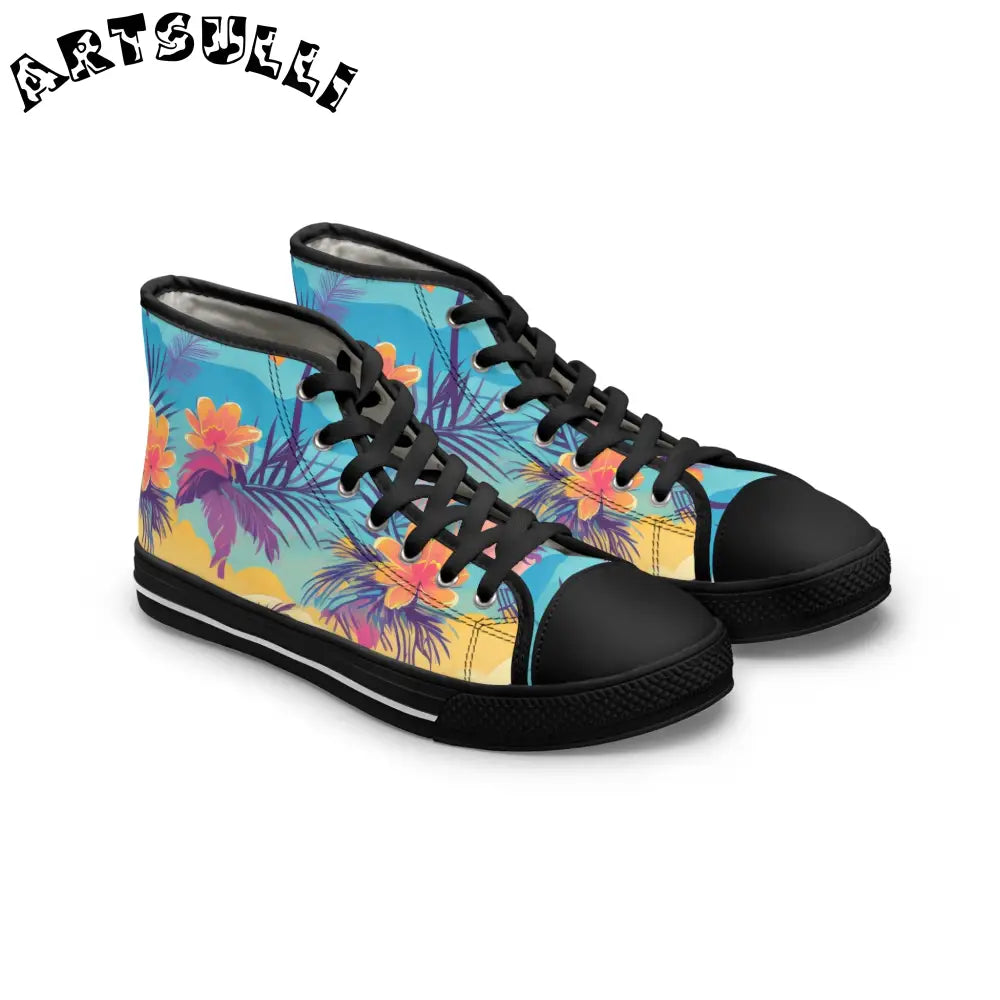 JAKKOUTTHEBXX Sunset Paradise Women’s High Top Sneakers