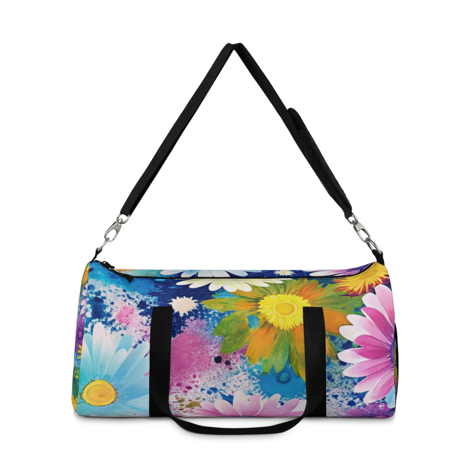 Magical Flower Explosion Multi-Color Duffel Bag, Artsulli - Art is Long, Life is Short, Bags, , , , , , , 