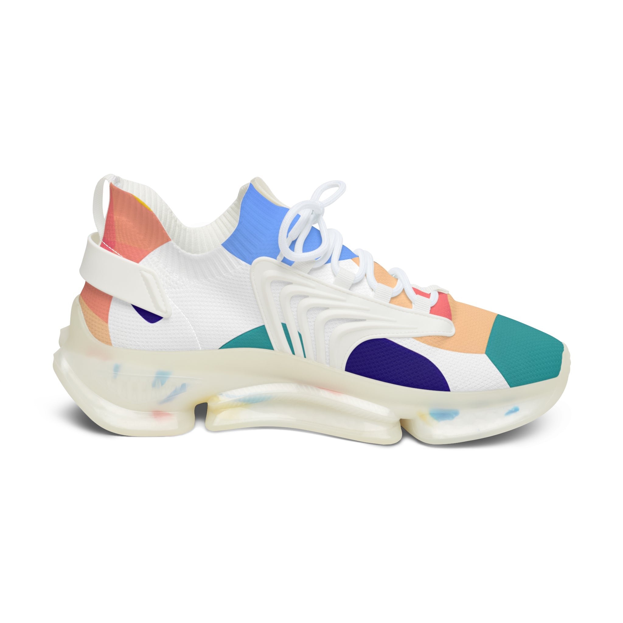 Lush Risograph Jungle Women's Mesh Sneakers, Artsulli - Art is Long, Life is Short, Shoes, , , , , , , 
