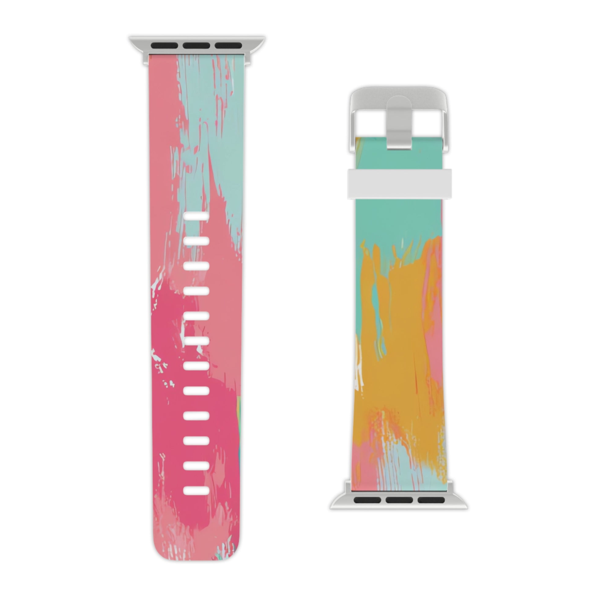 Preppy Pixel Bloom Watch Band for Apple Watch, Artsulli - Art is Long, Life is Short, Accessories, , , , , , , 