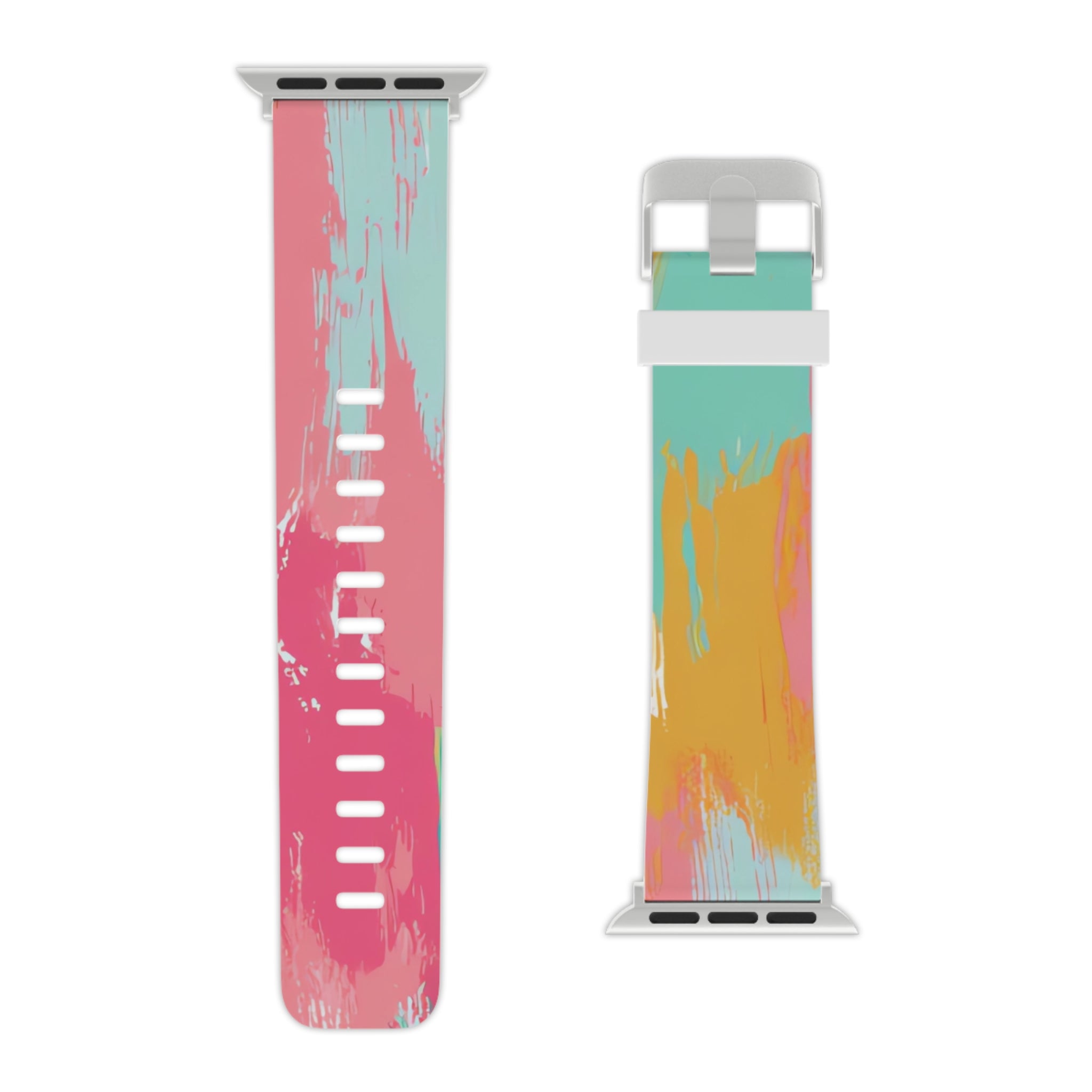 Preppy Pixel Bloom Watch Band for Apple Watch, Artsulli - Art is Long, Life is Short, Accessories, , , , , , , 