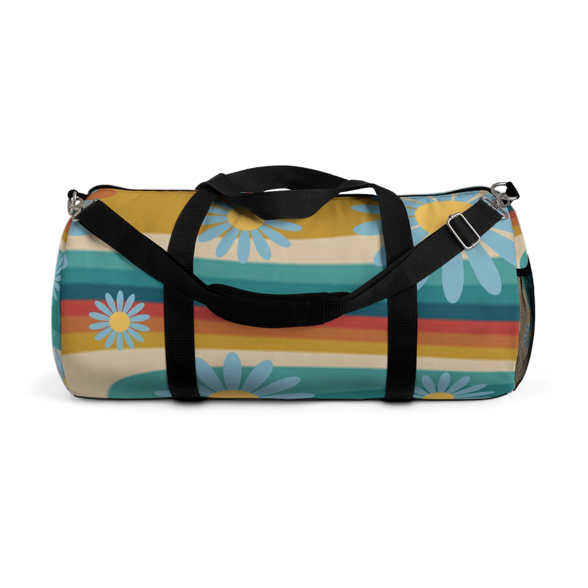 Psychedelic Floral Hills Multi-Color Duffel Bag, Artsulli - Art is Long, Life is Short, Bags, Size, Large, , , , , 40959214390431