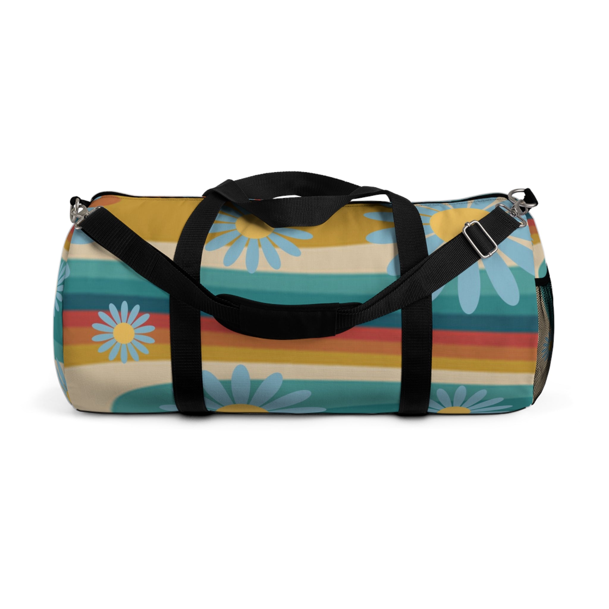 Psychedelic Floral Hills Multi-Color Duffel Bag, Artsulli - Art is Long, Life is Short, Bags, Size, Large, , , , , 40959214390431