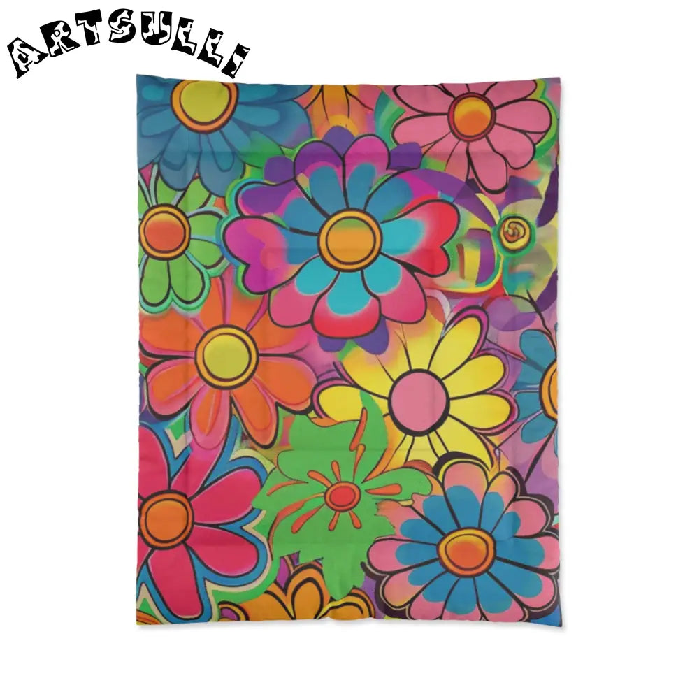 JAKKOUTTHEBXX Chromatic Daisy Dream Comforter JAKKOUTTHEBXX Artsulli