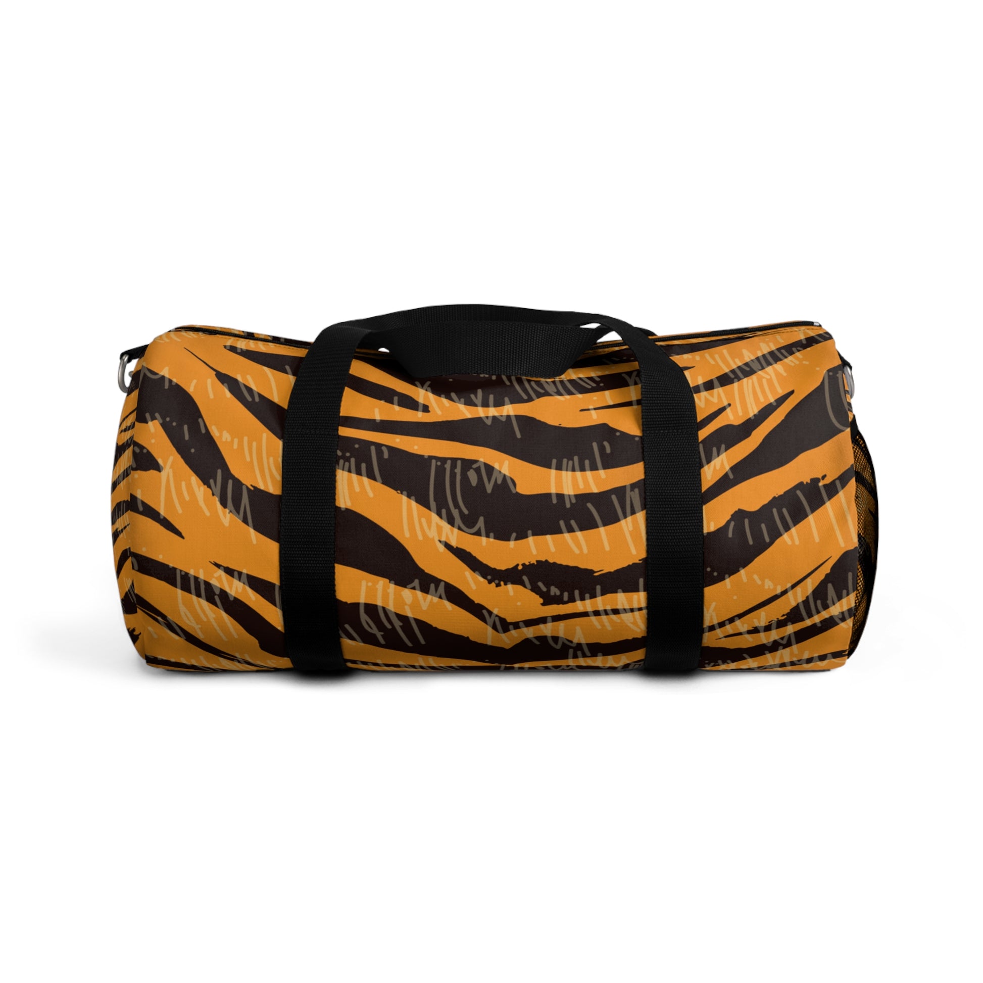 Tiger Scratches Orange & Black Duffel Bag, Artsulli - Art is Long, Life is Short, Bags, Size, Small, , , , , 12941360156970