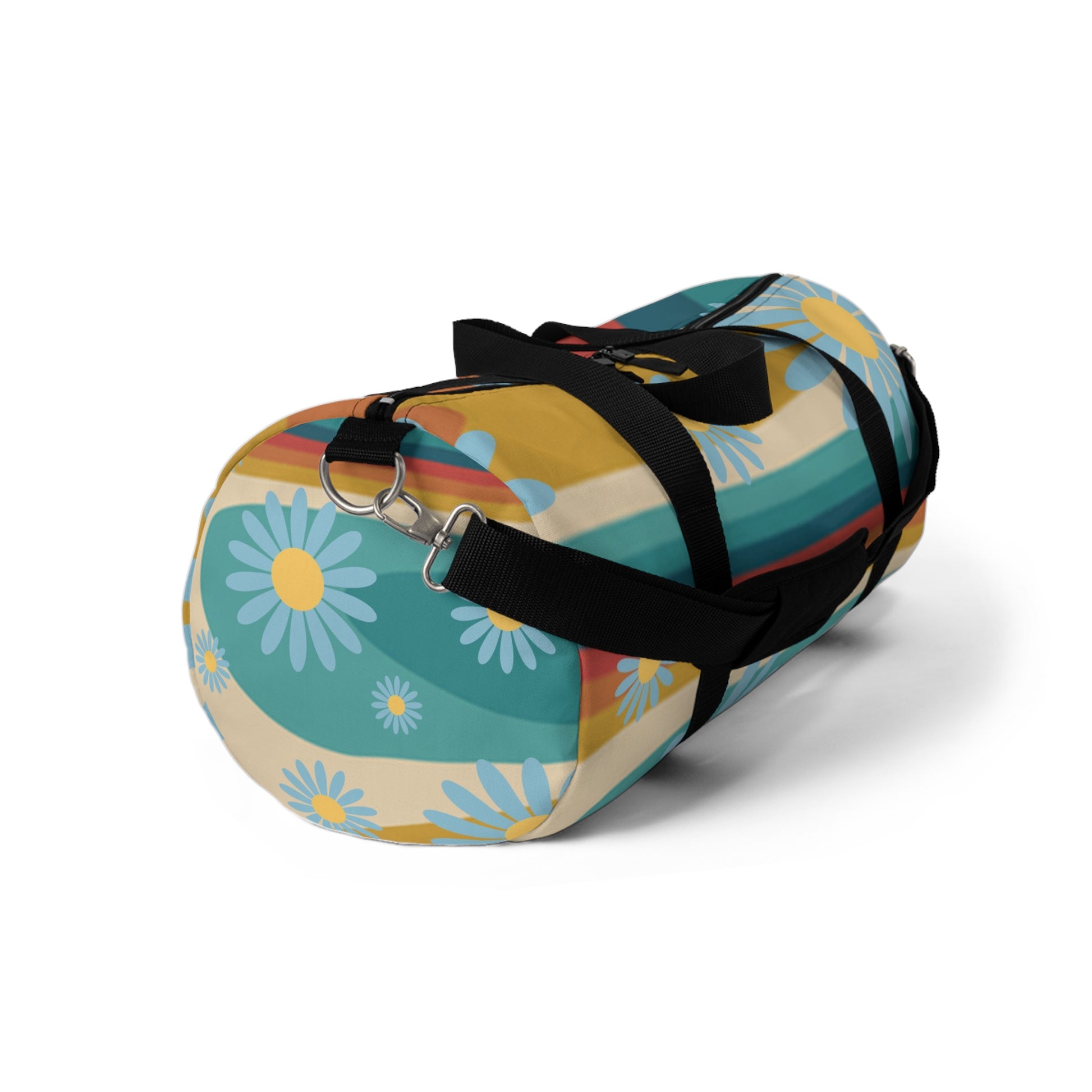 Psychedelic Floral Hills Multi-Color Duffel Bag, Artsulli - Art is Long, Life is Short, Bags, , , , , , , 