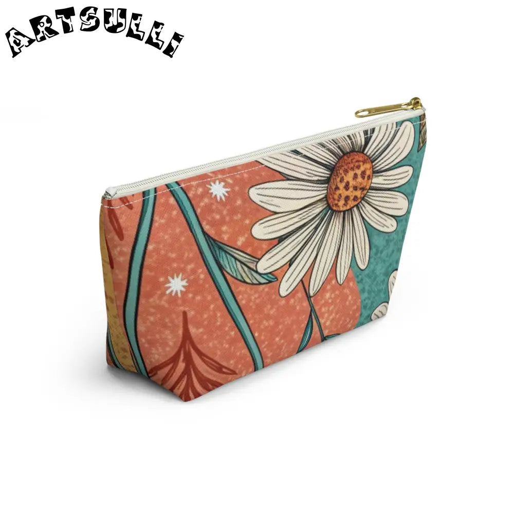 JAKKOUTTHEBXX Retro Daisy Dream Accessory Pouch w T-bottom