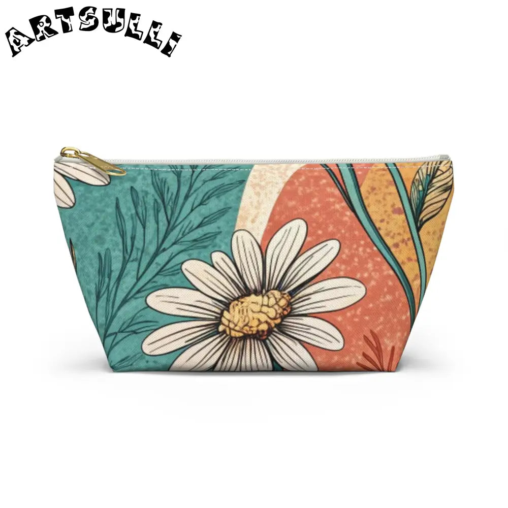JAKKOUTTHEBXX Retro Daisy Dream Accessory Pouch w T-bottom