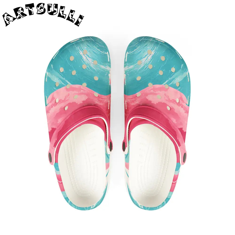 JAKKOUTTHEBXX The Great Pastelwave Pink and Blue EVA Foam Rubber