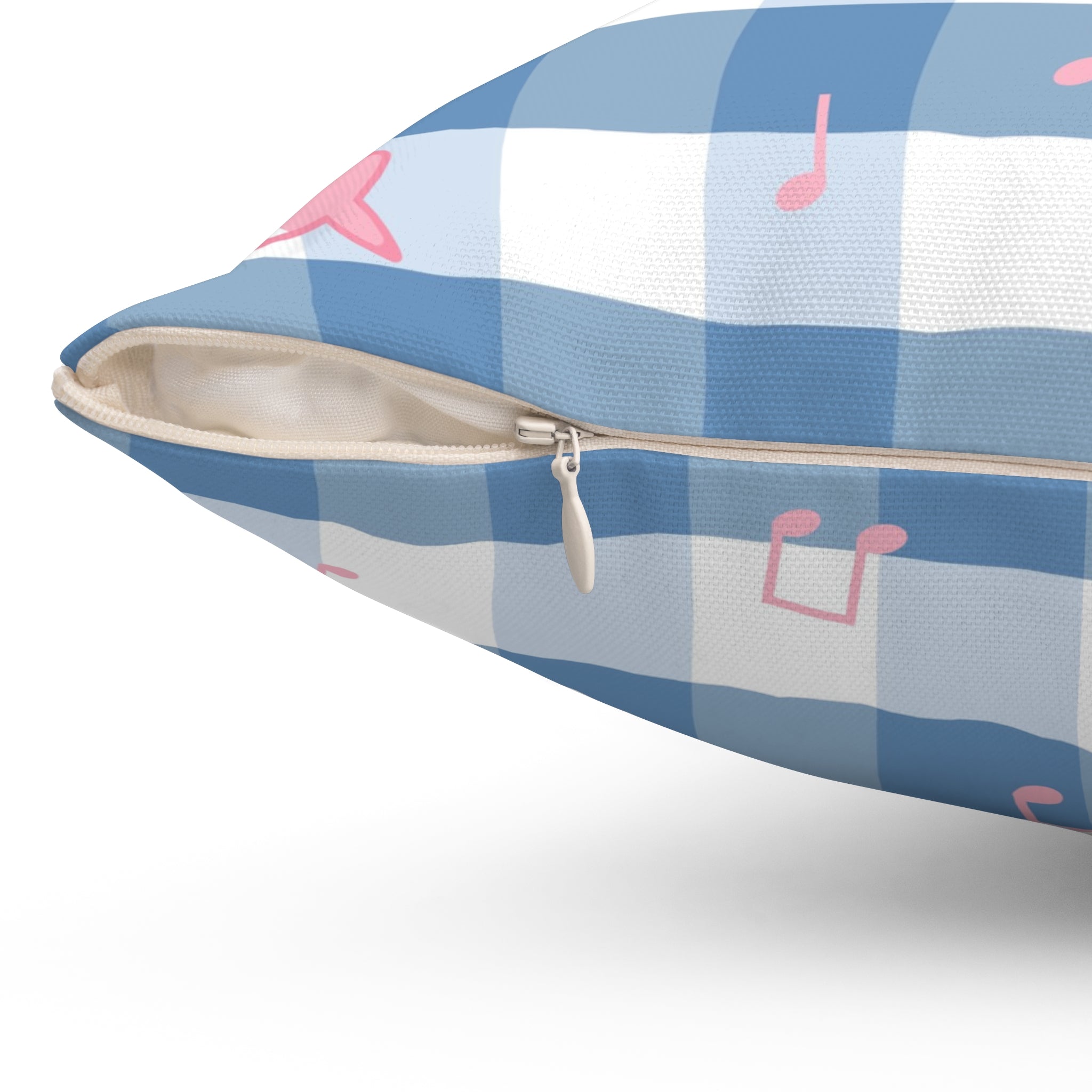 Music Shark Spun Polyester Square Pillow, Artsulli - Art is Long, Life is Short, Home Decor, , , , , , , 