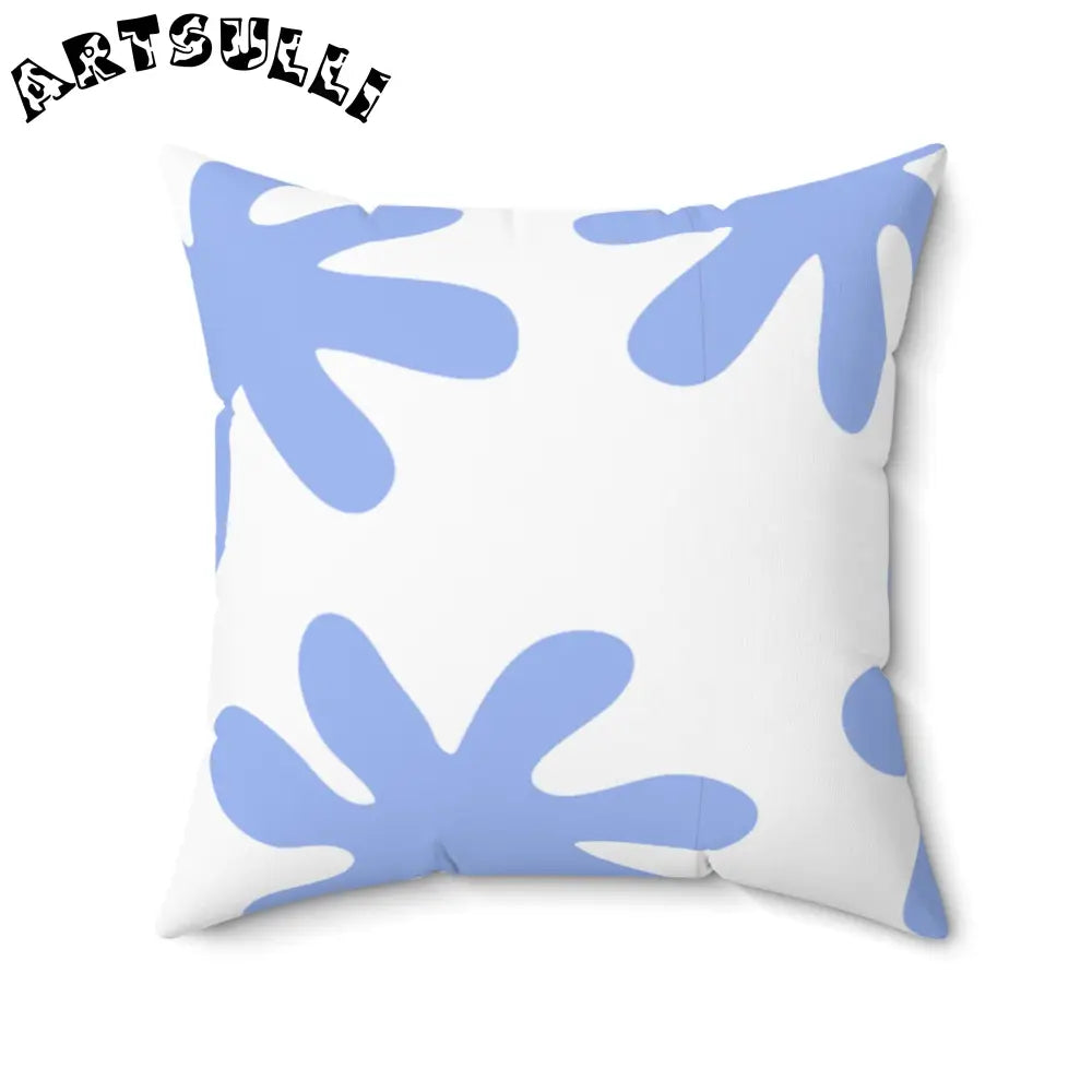JAKKOUTTHEBXX Water Splash Spun Polyester Square Pillow
