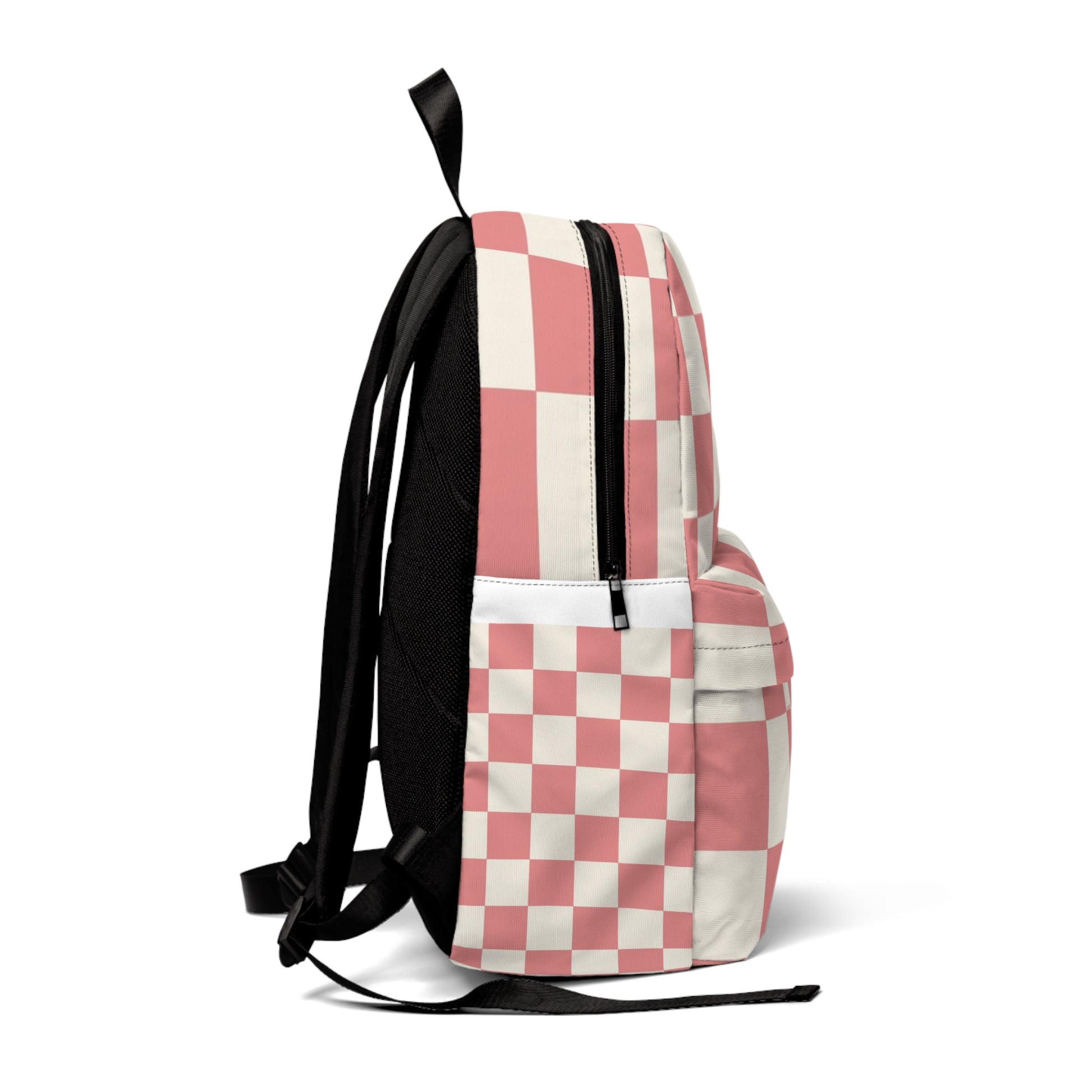 Retro Checkered Grassland Sprites Unisex Classic Backpack, Artsulli - Art is Long, Life is Short, Bags, , , , , , , 