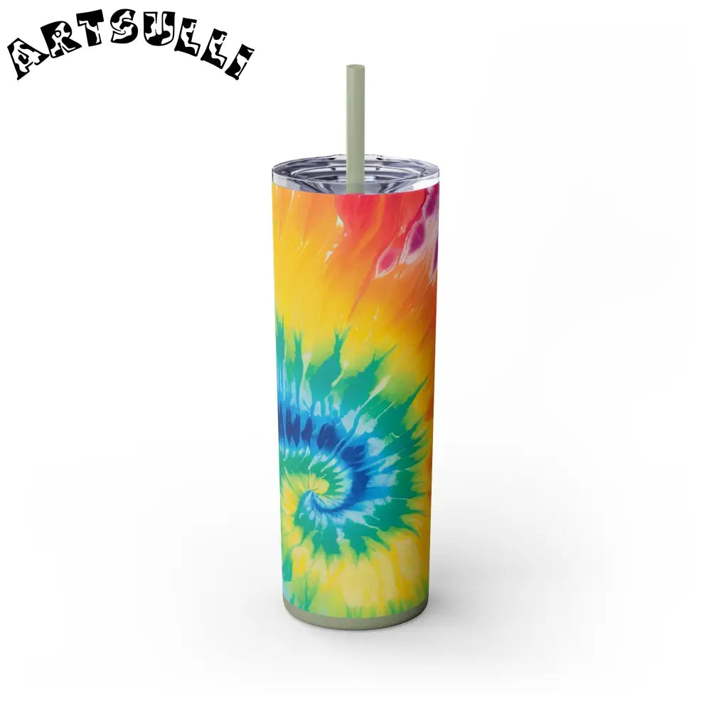 JAKKOUTTHEBXX Colorful Tie-Dye Insulated Tumbler 2025