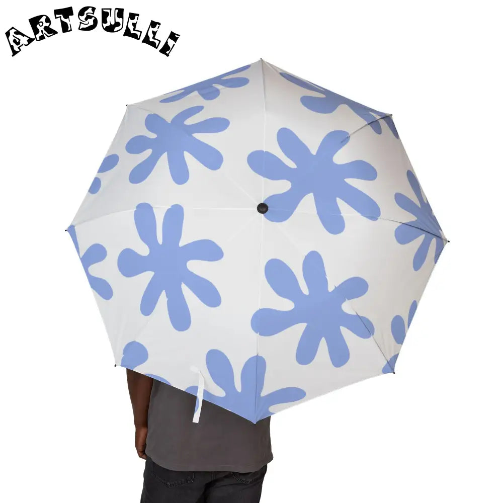 JAKKOUTTHEBXX Water Splash Semi-Automatic Foldable Umbrella