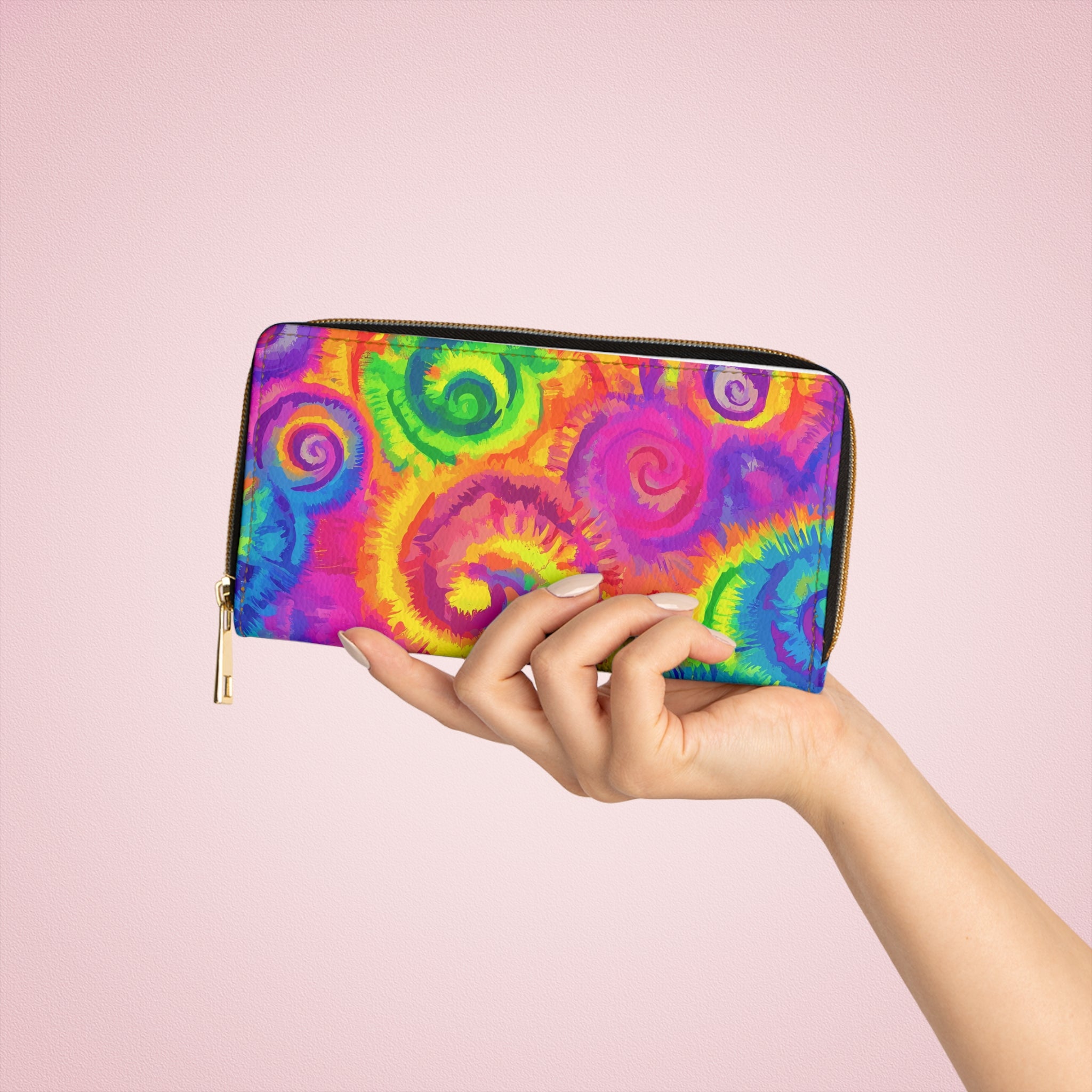Arcane Tie Dye Zipper Wallet, Artsulli - Art is Long, Life is Short, Accessories, , , , , , , 