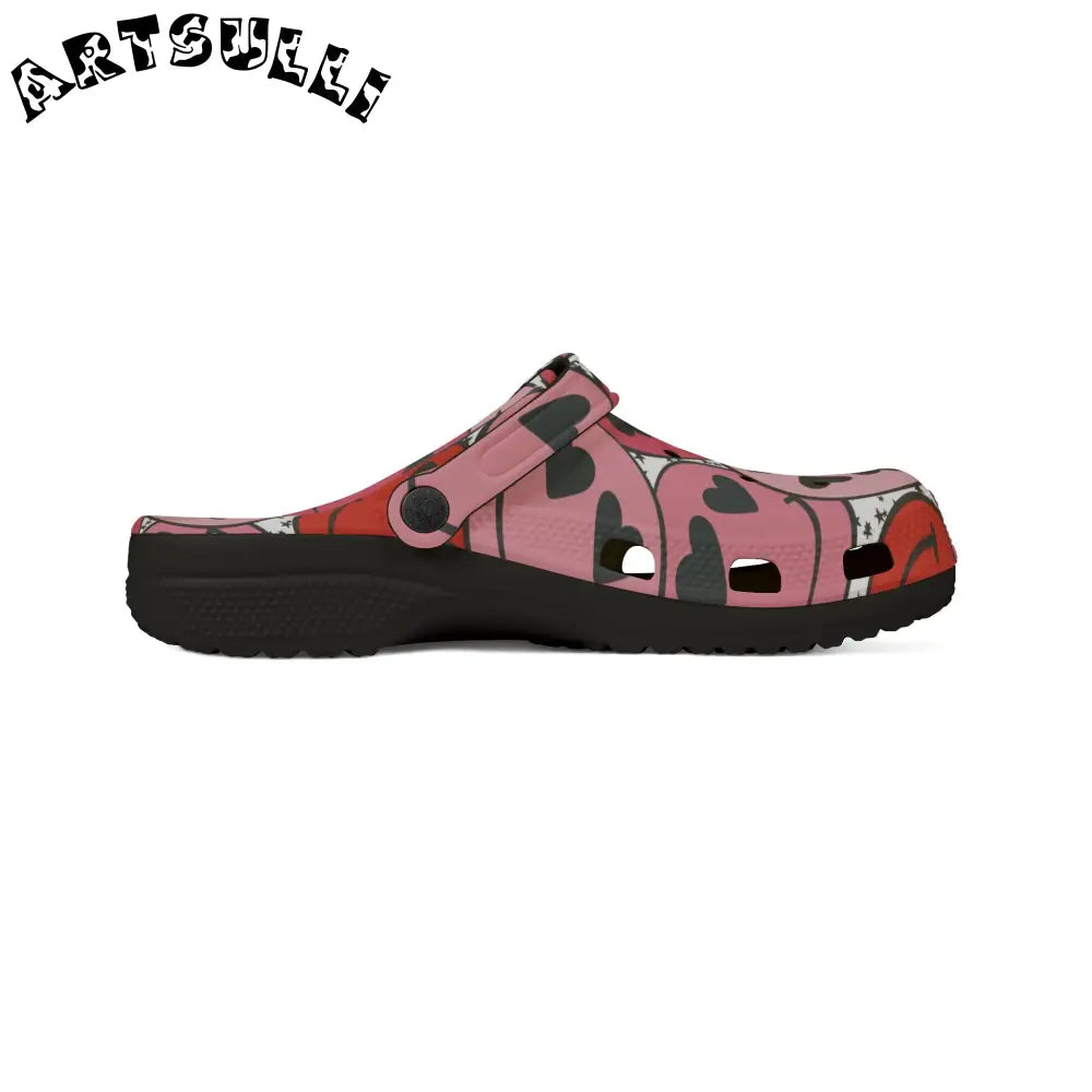JAKKOUTTHEBXX Smiley Face x Heart Eyes Pink and Red EVA Foam Rubber
