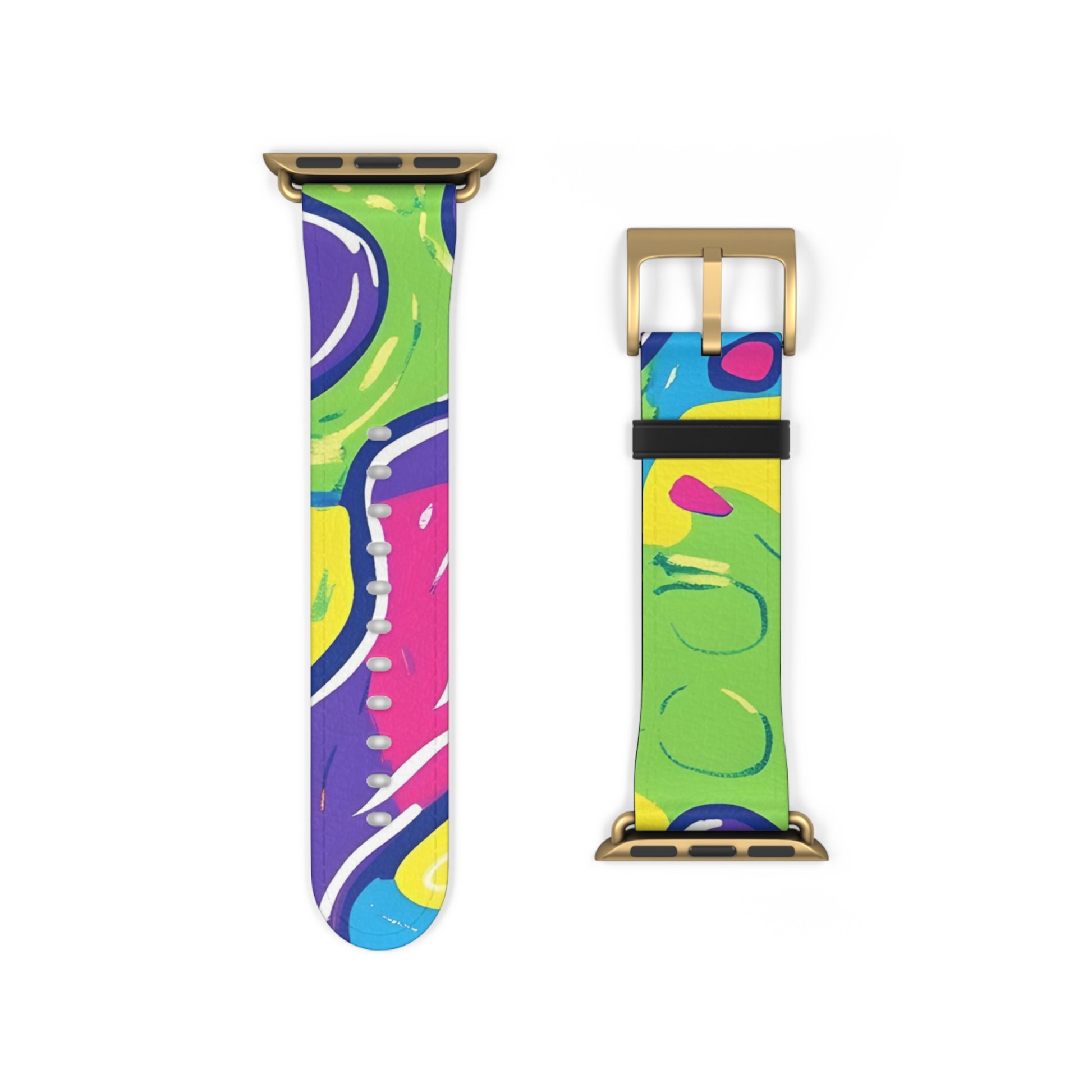 90s Trippy Slime Watch Band, Artsulli - Art is Long, Life is Short, Accessories, , , , , , , 