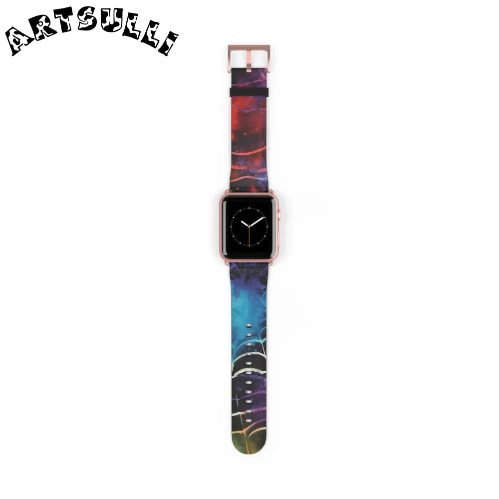 JAKKOUTTHEBXX Spider Web Faux Leather Watch Band 2025