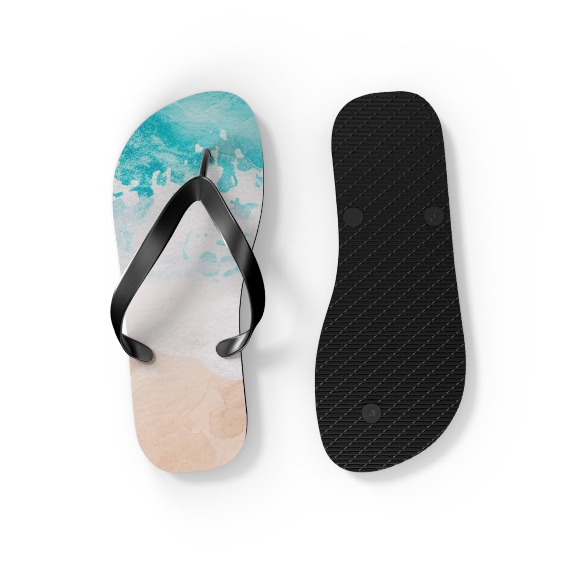 Seashore Flip Flops, Artsulli - Art is Long, Life is Short, Shoes, , , , , , , 