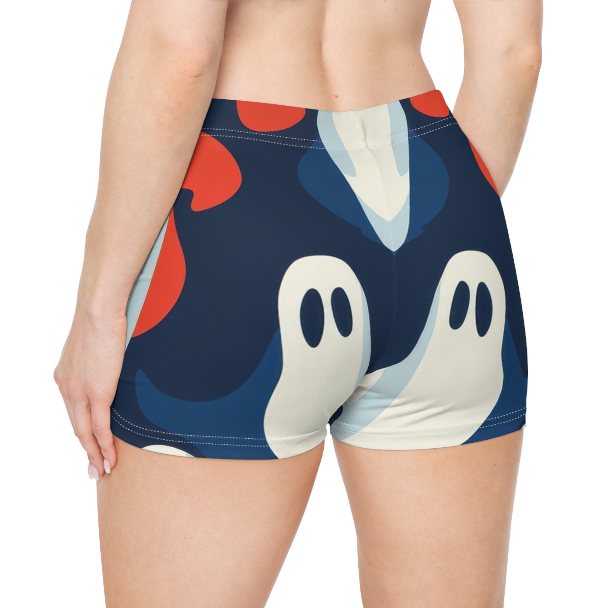Camo Ghosts Women's Shorts (AOP), Artsulli - Art is Long, Life is Short, All Over Prints, , , , , , , 