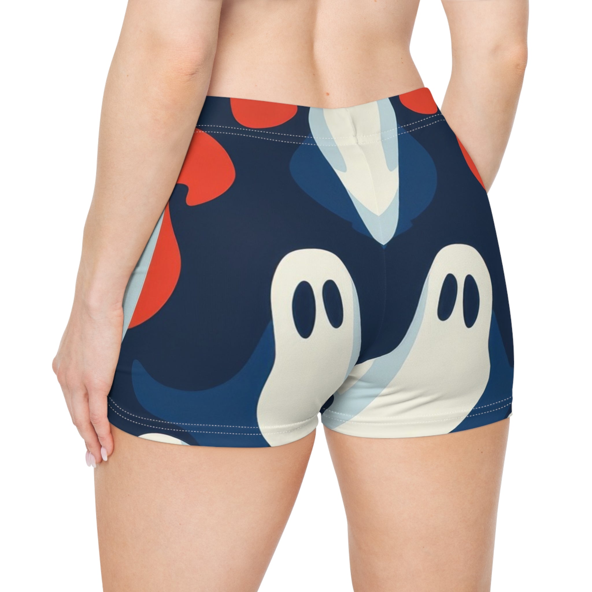 Camo Ghosts Women's Shorts (AOP), Artsulli - Art is Long, Life is Short, All Over Prints, , , , , , , 