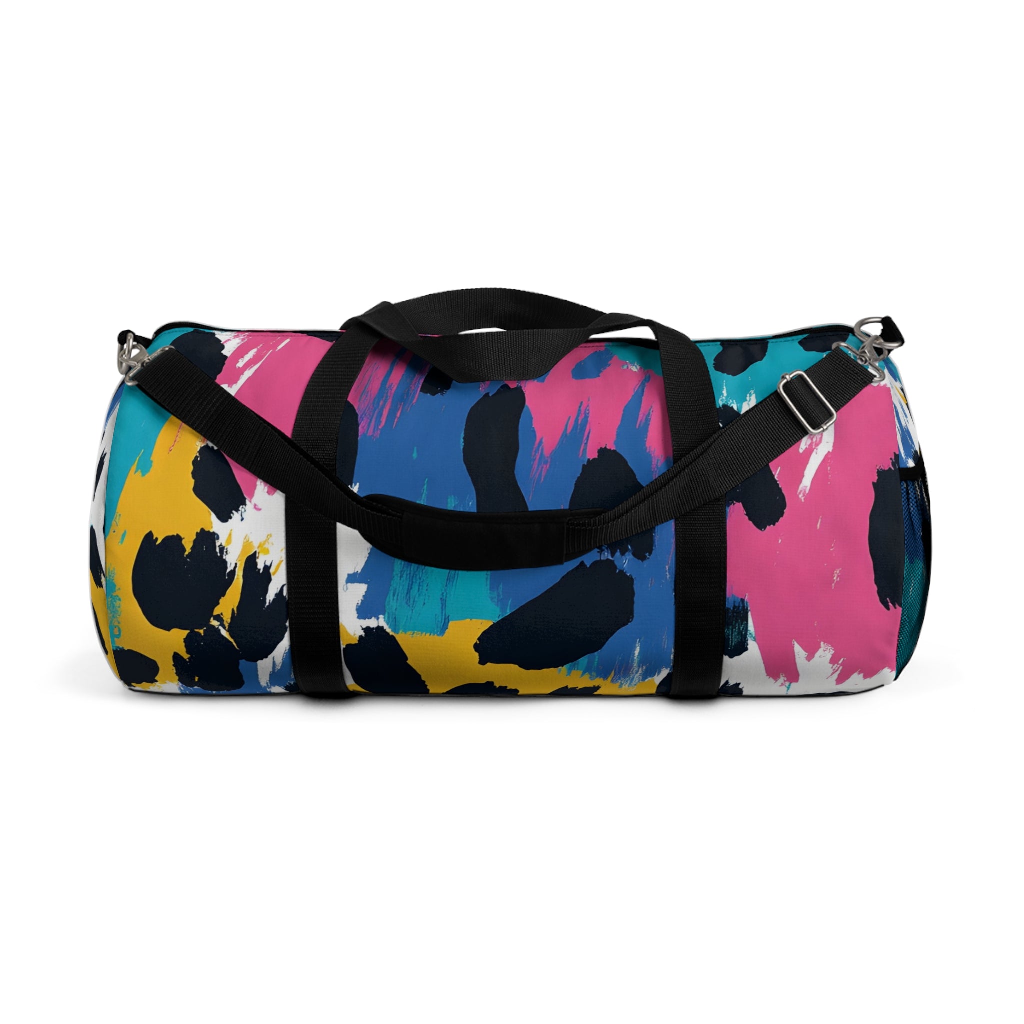 Leopard Print x Paint Brush II  Strokes Multi-Color Duffel Bag, Artsulli - Art is Long, Life is Short, Bags, Size, Large, , , , , 12607164003084929724