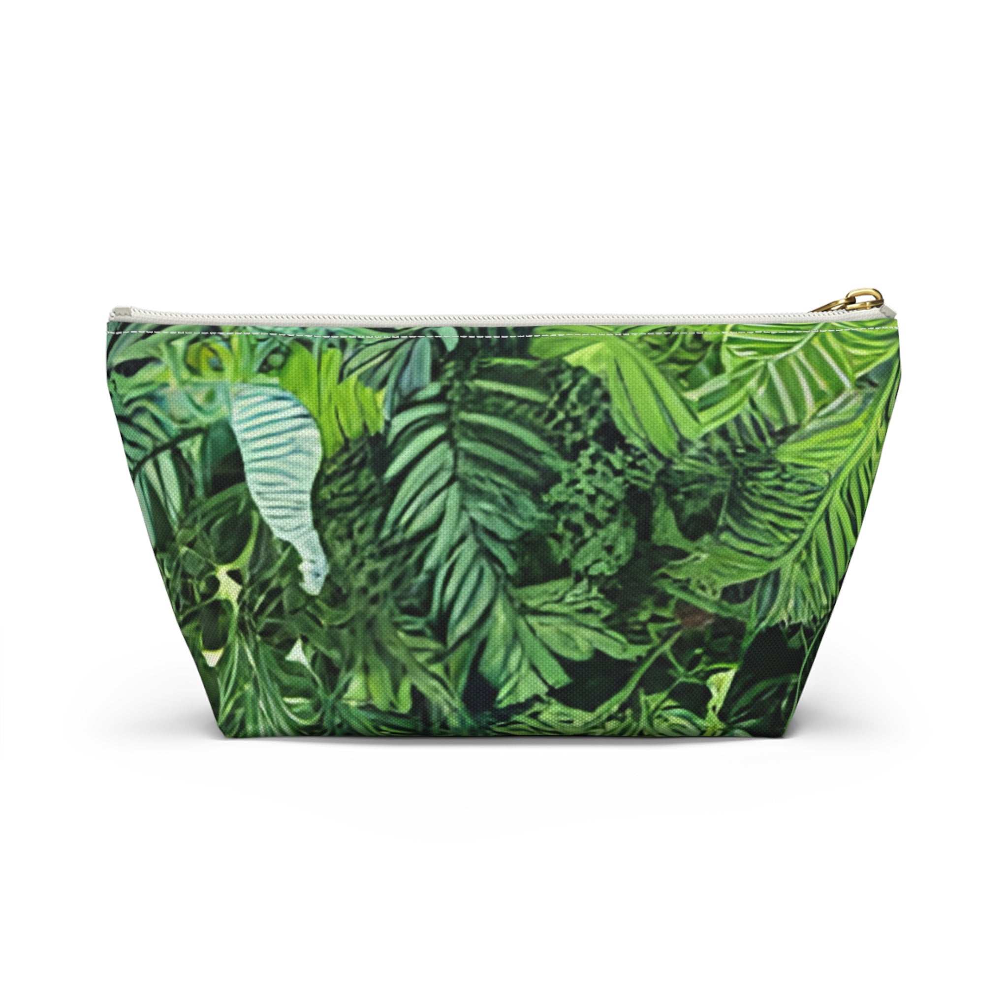 Jungle Zebra Art Accessory Pouch w T-bottom, Artsulli - Art is Long, Life is Short, Bags, , , , , , , 