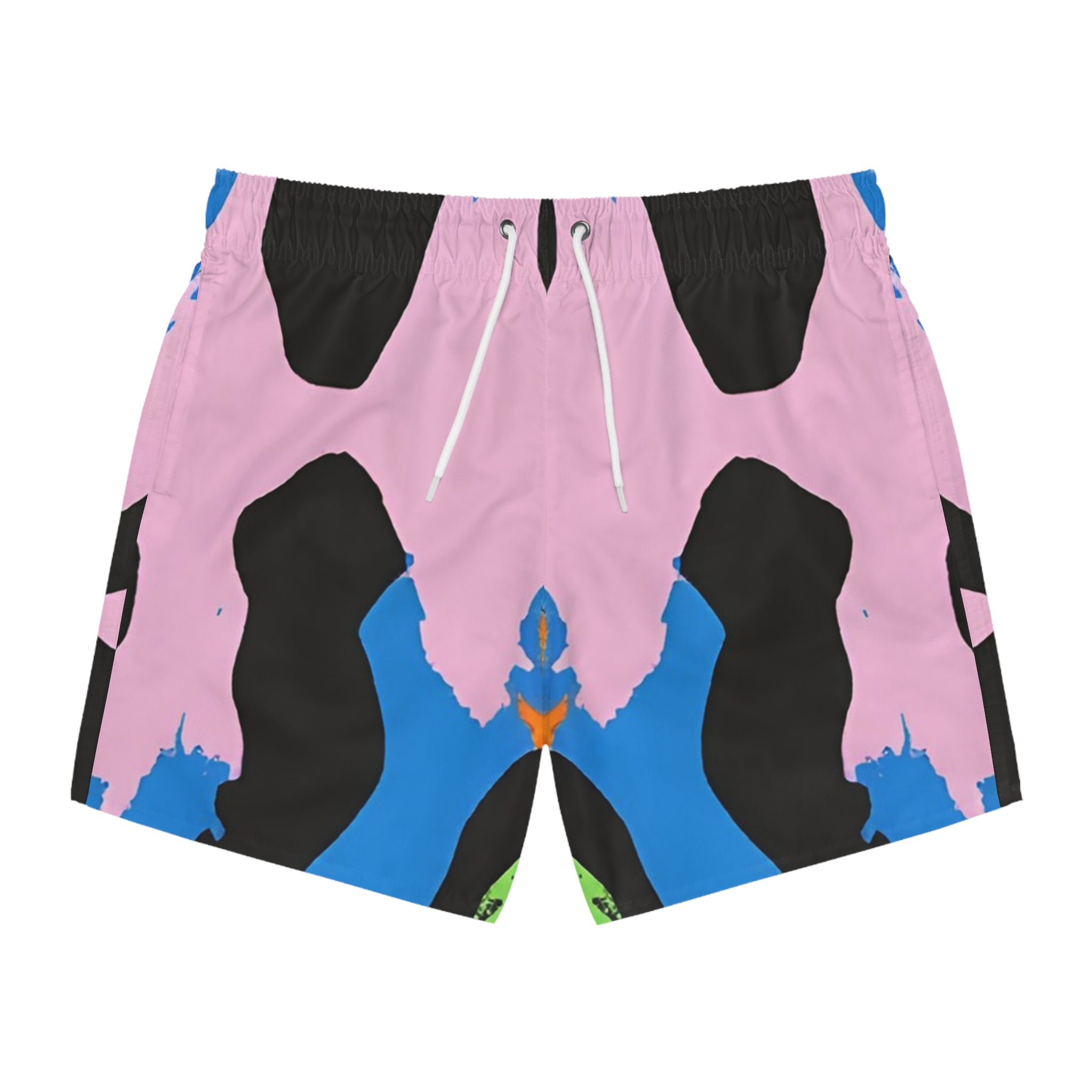 90s Neon II Swim Trunks (AOP), Artsulli - Art is Long, Life is Short, All Over Prints, Size, XS, Color, Seam thread color automatically matched to design, , , 38098343276973295826