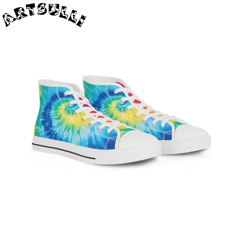 JAKKOUTTHEBXX Tie-Dye High Top Canvas Sneakers 2025