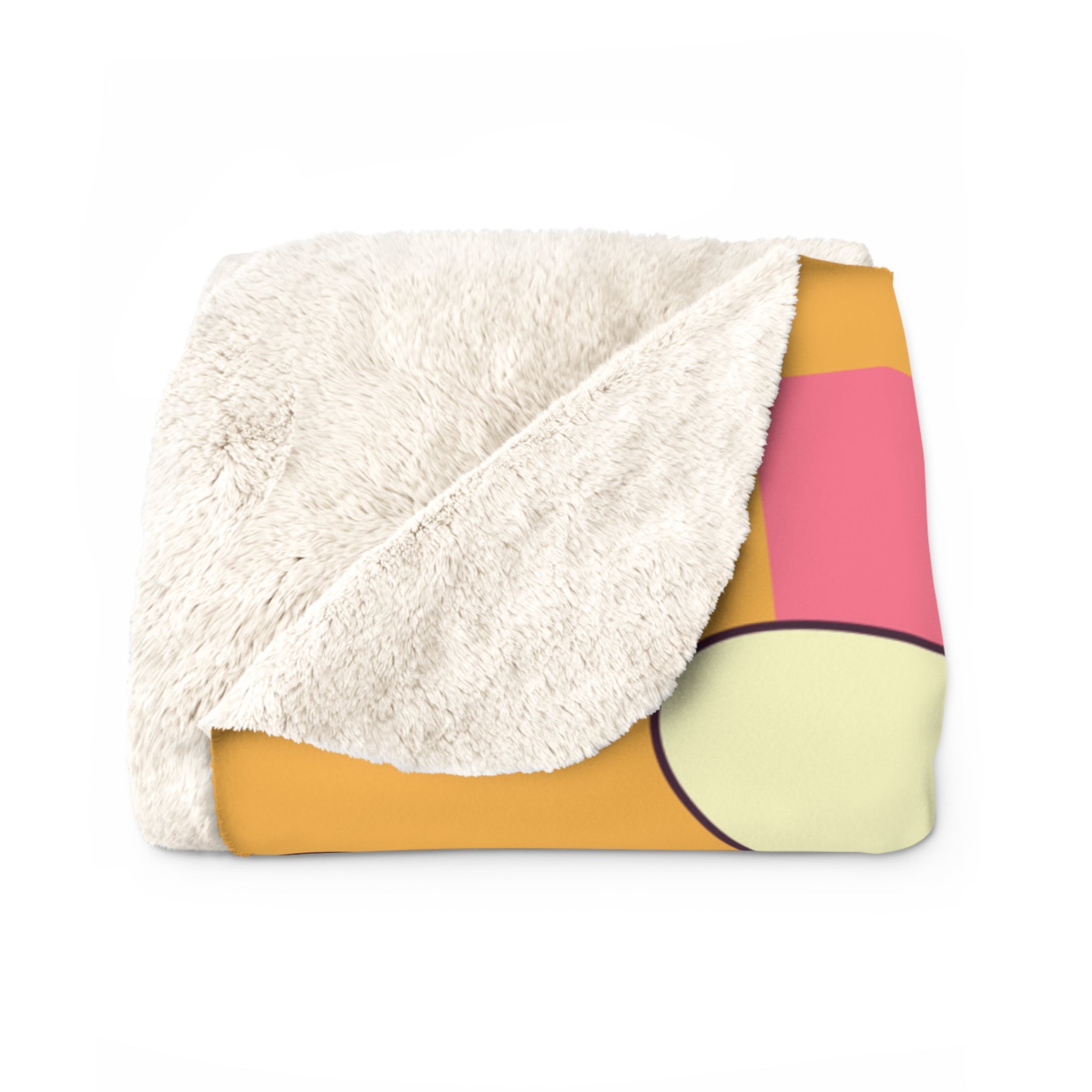 Trippy Sour Face Rave Sherpa Fleece Blanket, Artsulli - Art is Long, Life is Short, Home Decor, , , , , , , 
