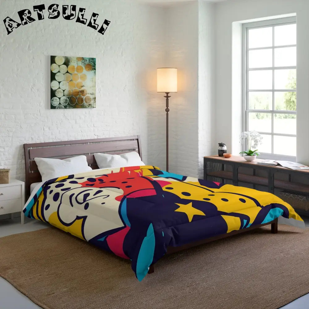 JAKKOUTTHEBXX Comic x Pop Art Comforter JAKKOUTTHEBXX Artsulli - Art