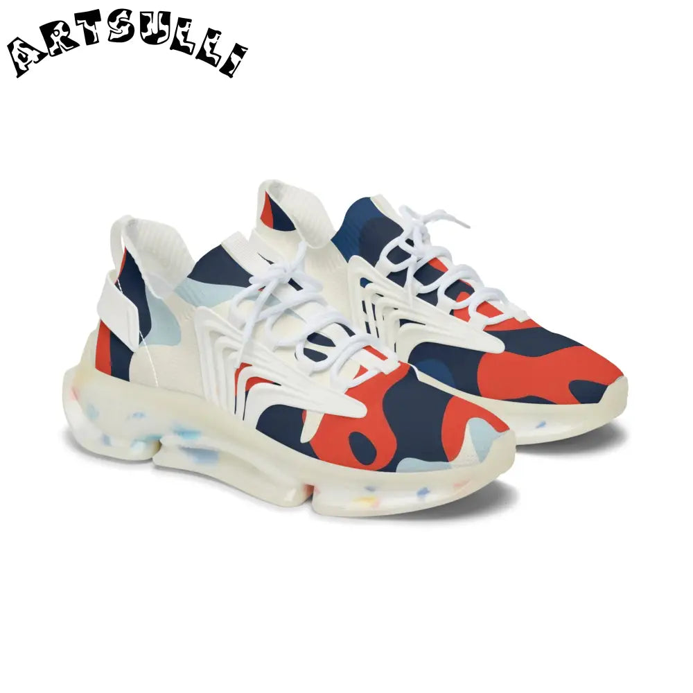 JAKKOUTTHEBXX Camo Ghosts Women’s Mesh Sneakers JAKKOUTTHEBXX