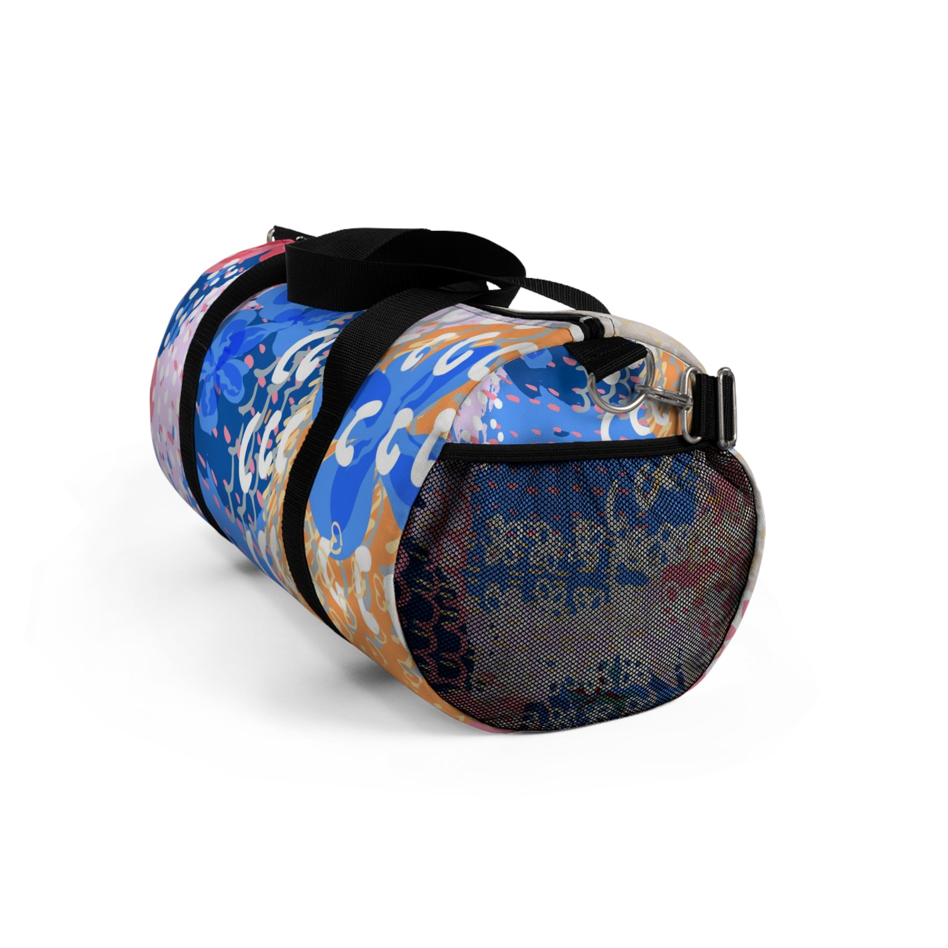 Flowers x Doodles x Hearts Multi-Color Duffel Bag, Artsulli - Art is Long, Life is Short, Bags, , , , , , , 