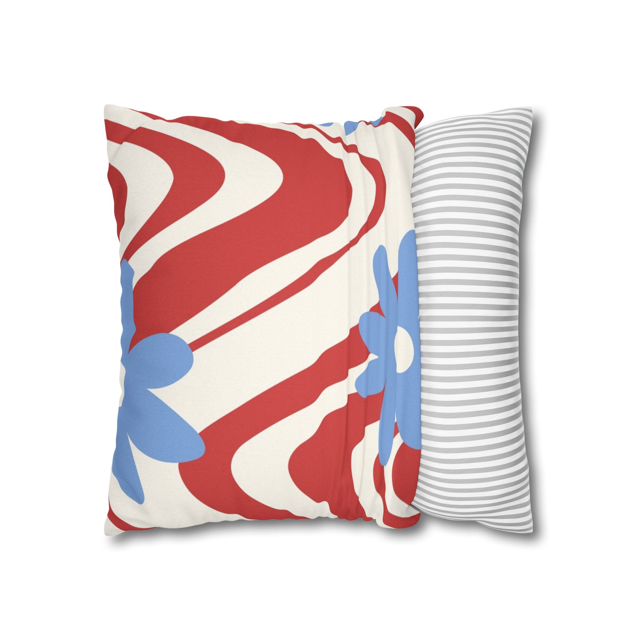 Spun Polyester Square Pillowcase