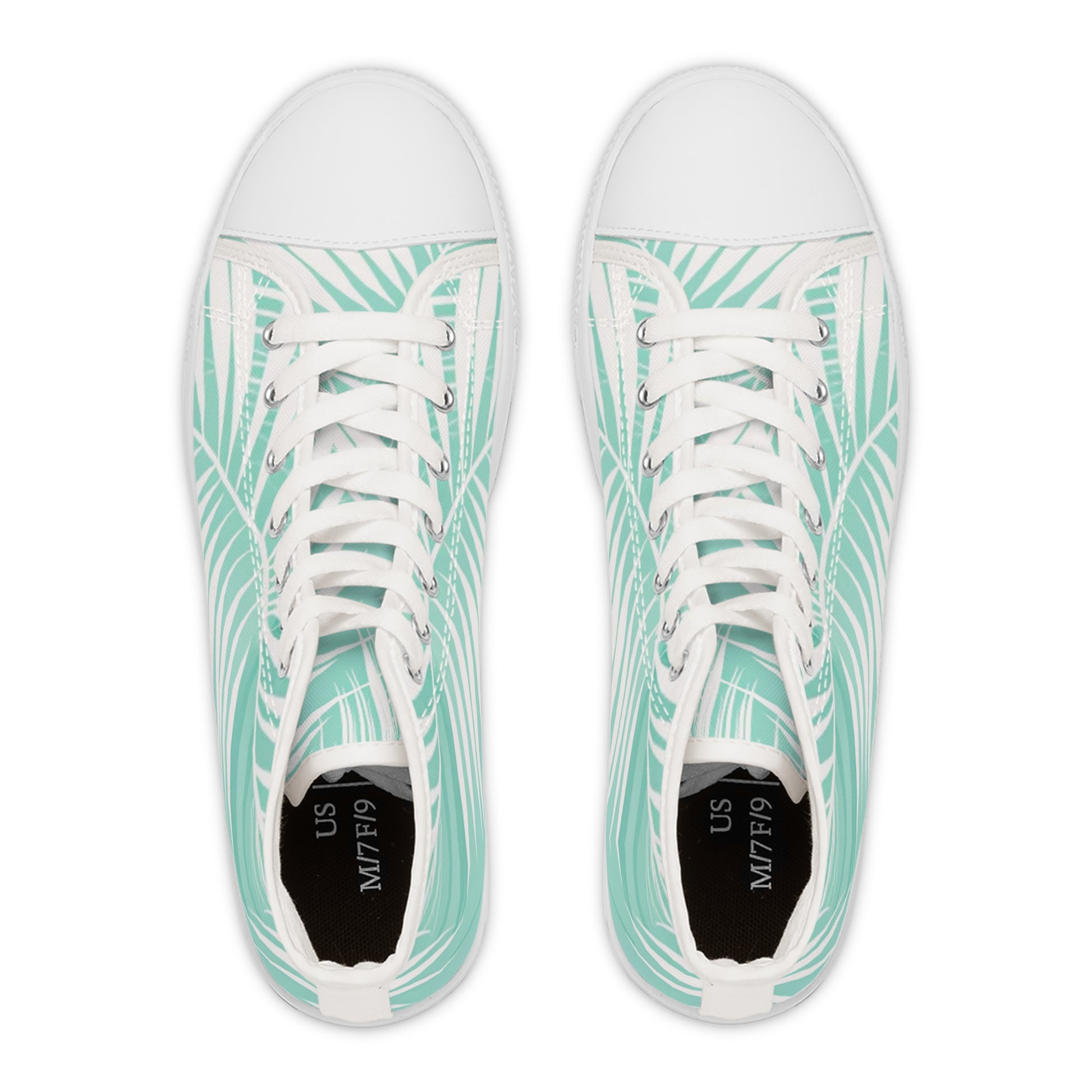 Versace Palm Women's High Top Sneakers, Artsulli - Art is Long, Life is Short, Shoes, , , , , , , 