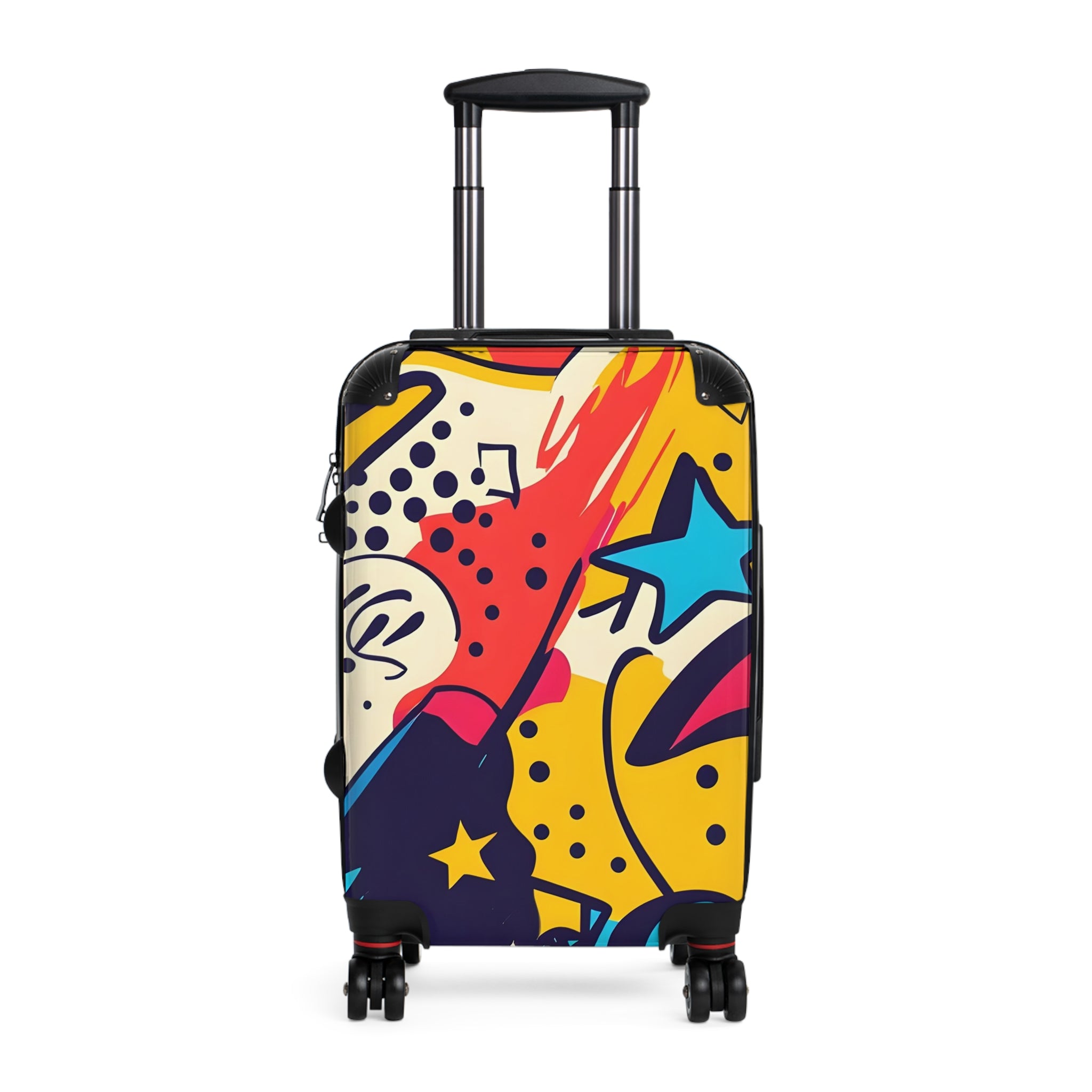 Comic x Pop Art Suitcase, Artsulli - Art is Long, Life is Short, Bags, Size, Small, Color, Black, , , 20207699512073805578