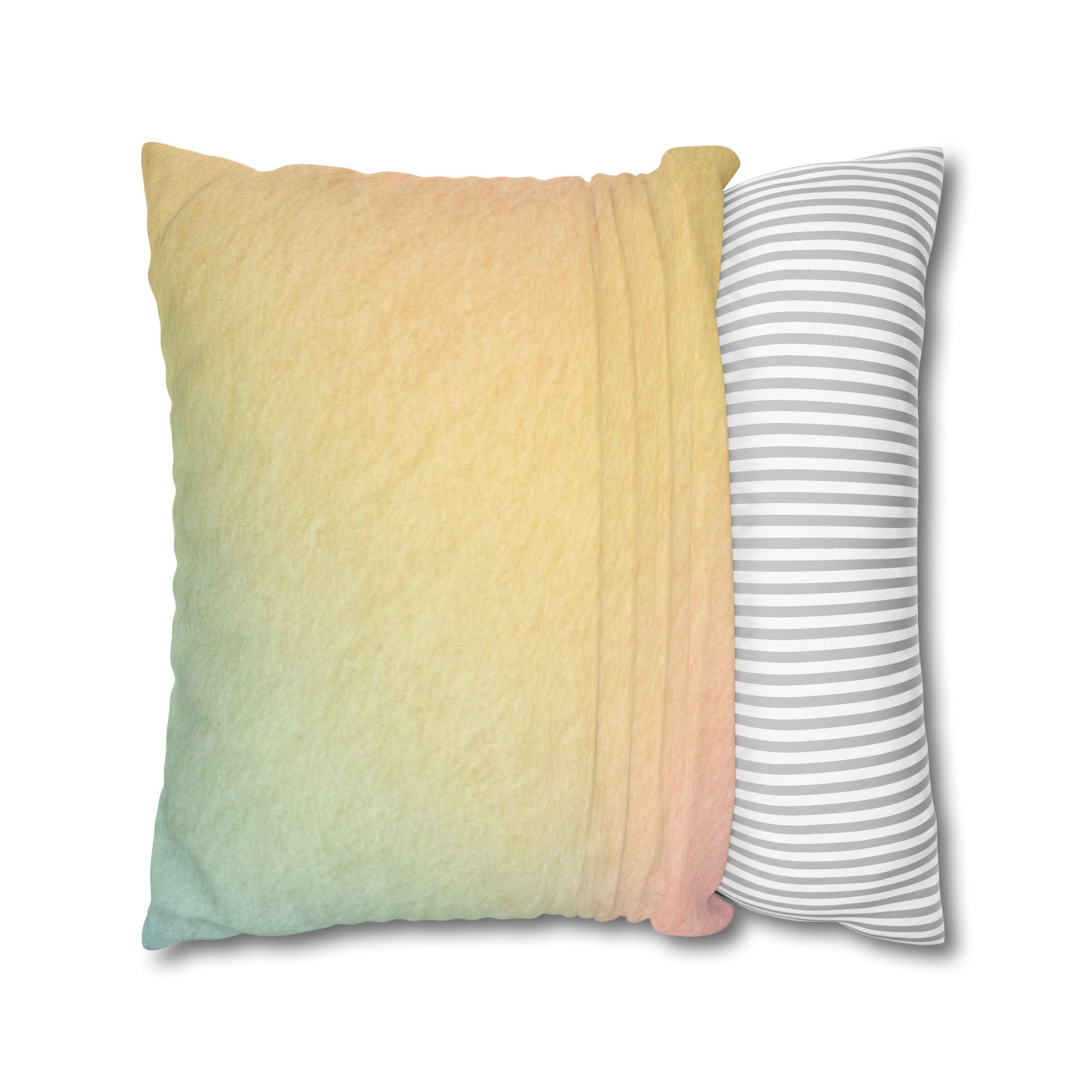 Spun Polyester Square Pillowcase