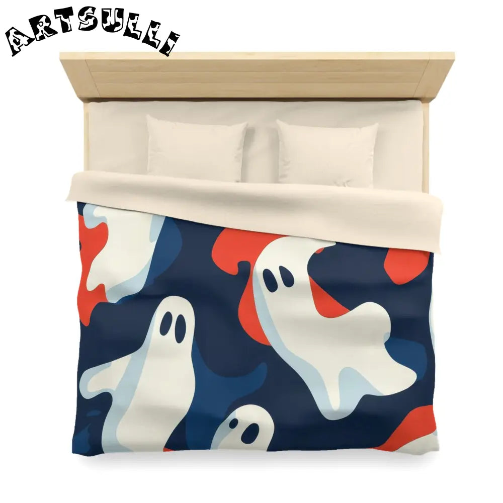 JAKKOUTTHEBXX Camo Ghosts Microfiber Duvet Cover JAKKOUTTHEBXX