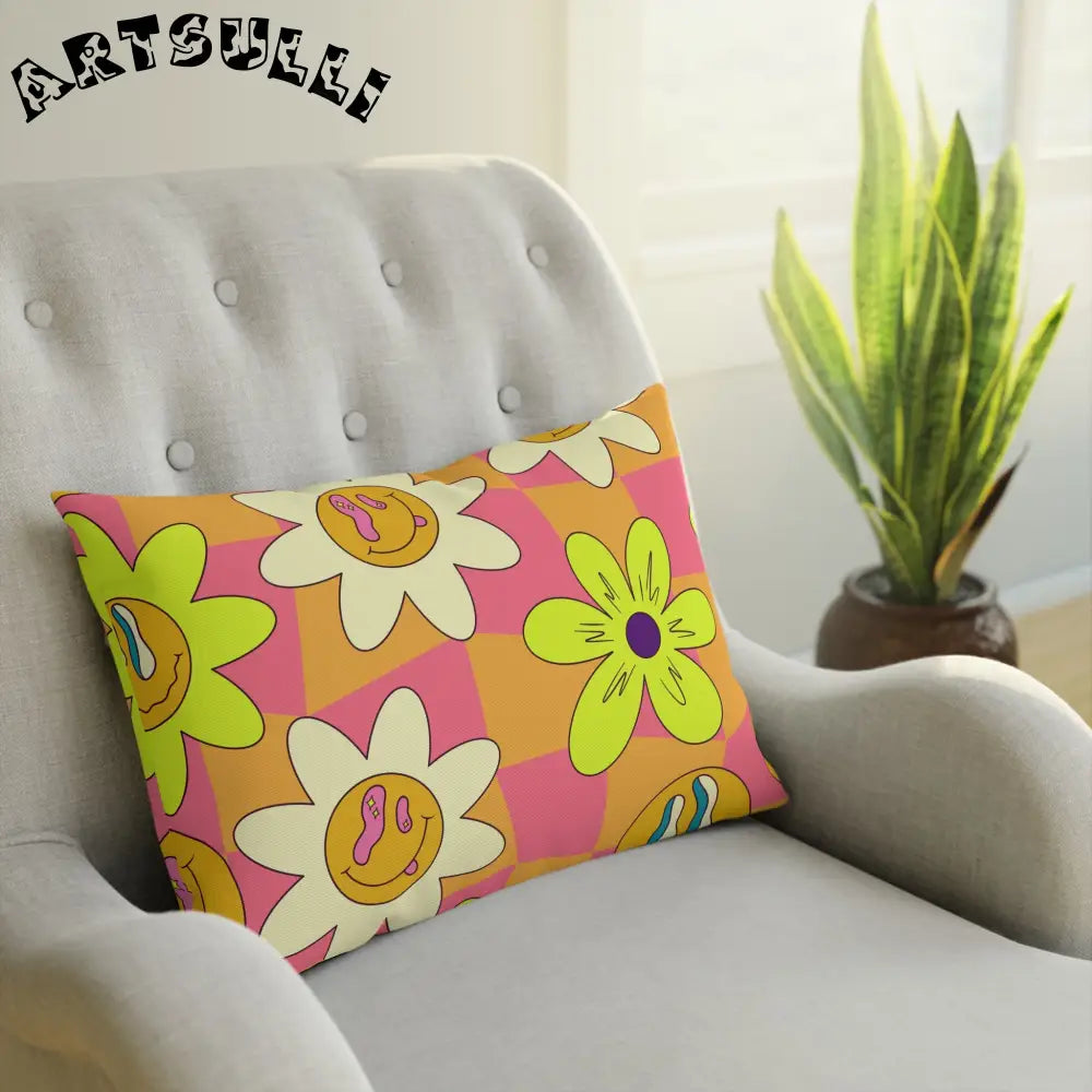 JAKKOUTTHEBXX Trippy Sour Face Rave Cushion JAKKOUTTHEBXX Artsulli