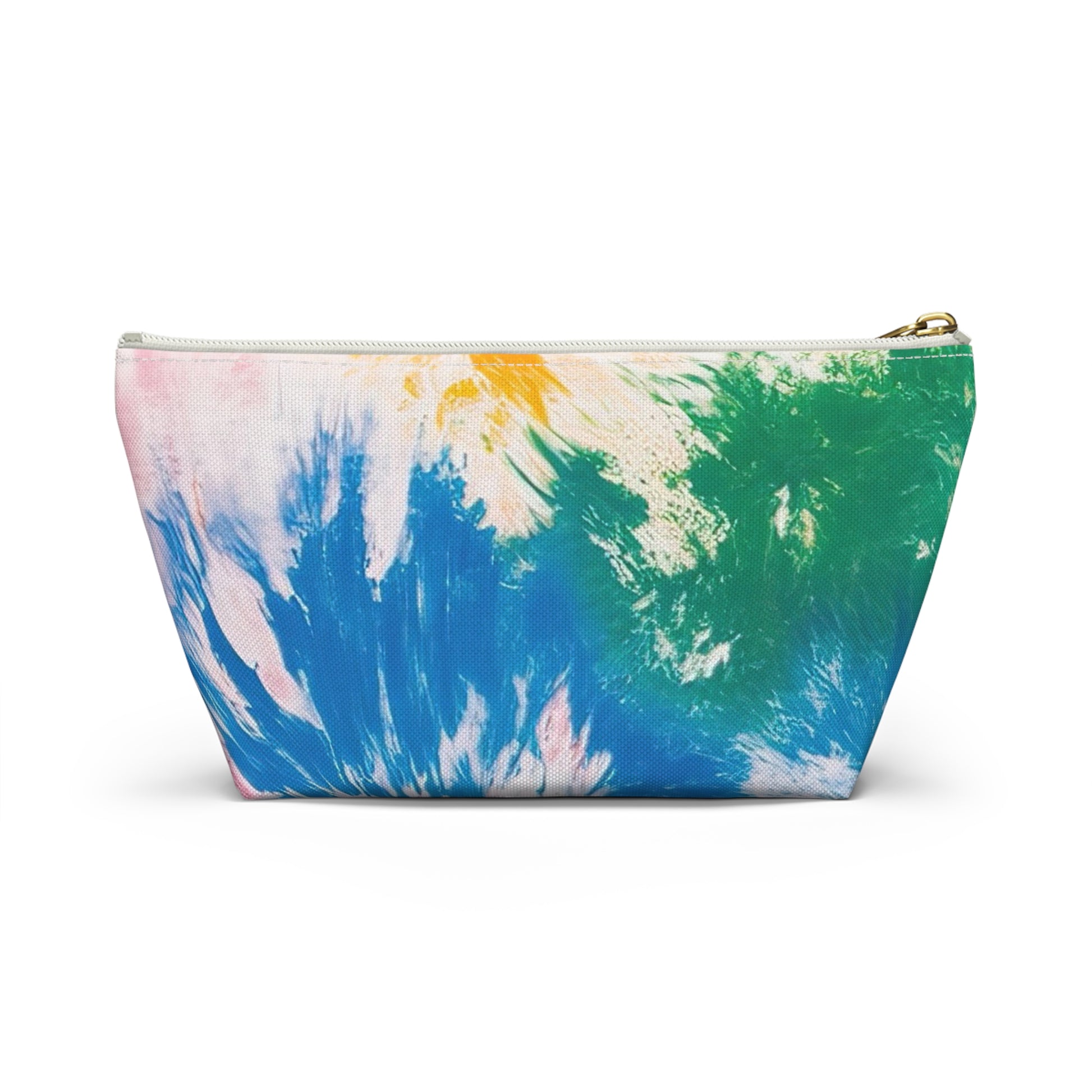 Tie Dye Splash Accessory Pouch w T-bottom, Artsulli - Art is Long, Life is Short, Bags, , , , , , , 