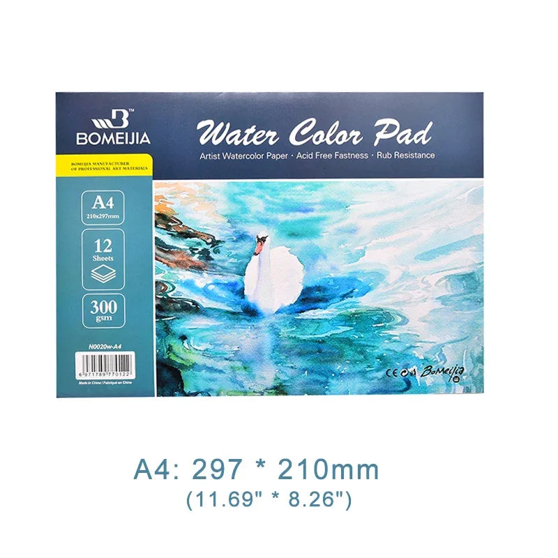 Buy The Best By Artsulli - Art is Long Life Short - 100% Cotton Watercolor Sketchbook 300g/m2 Water Color Drawing Paper Book Student