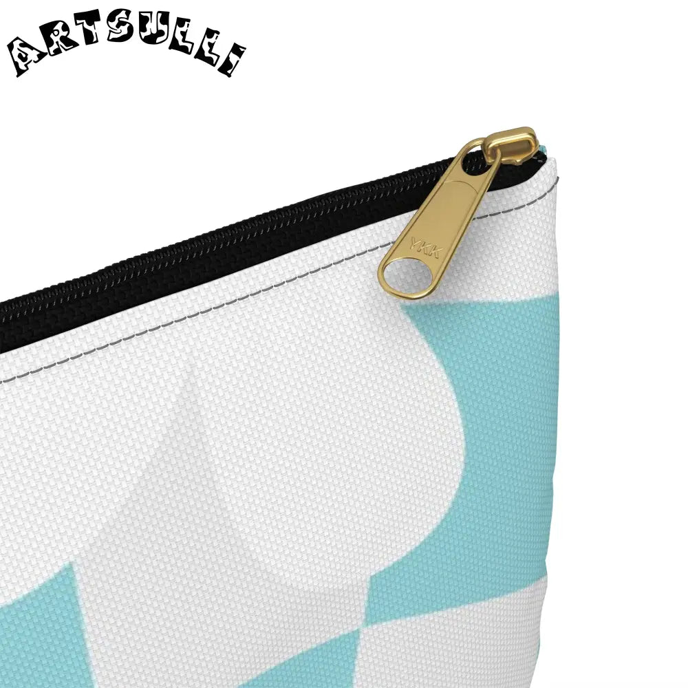 JAKKOUTTHEBXX Trippy Check Garden Accessory Pouch JAKKOUTTHEBXX