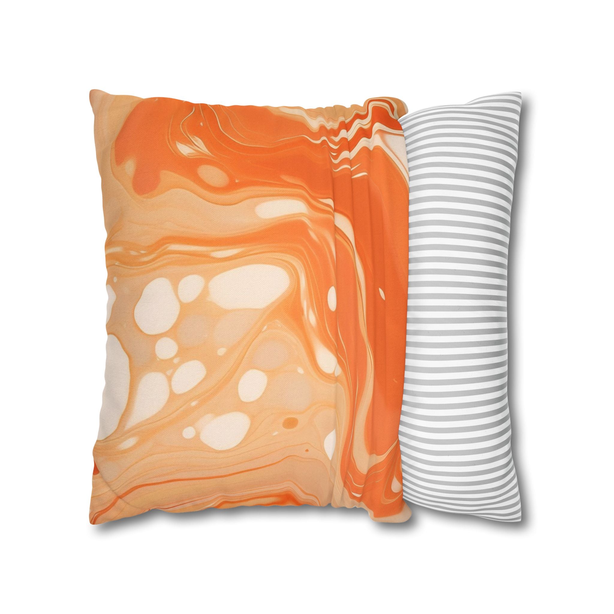 Spun Polyester Square Pillowcase