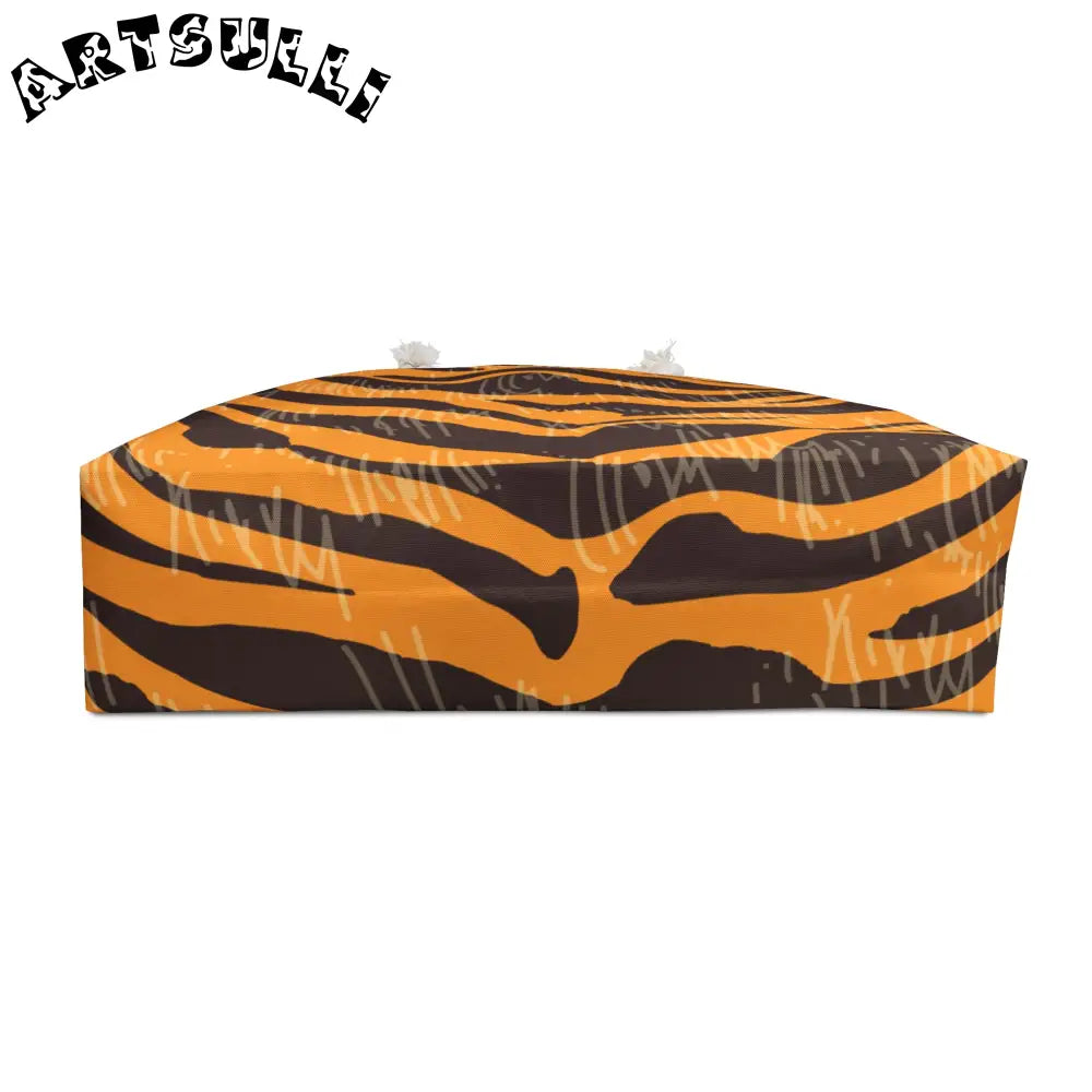 JAKKOUTTHEBXX Tiger Scratches Orange & Black Weekender Bag